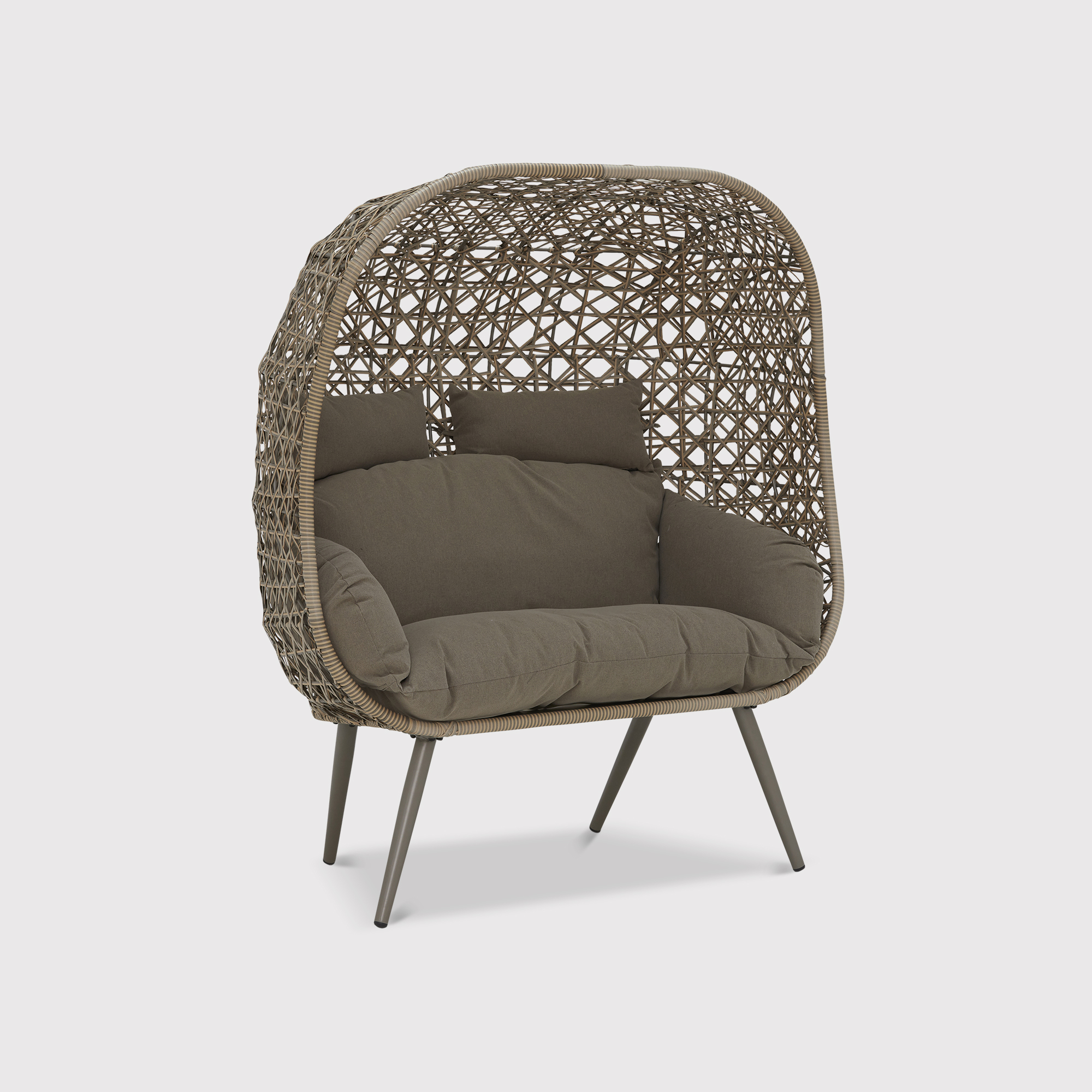 Riviera Double Egg Chair, Neutral | Barker & Stonehouse