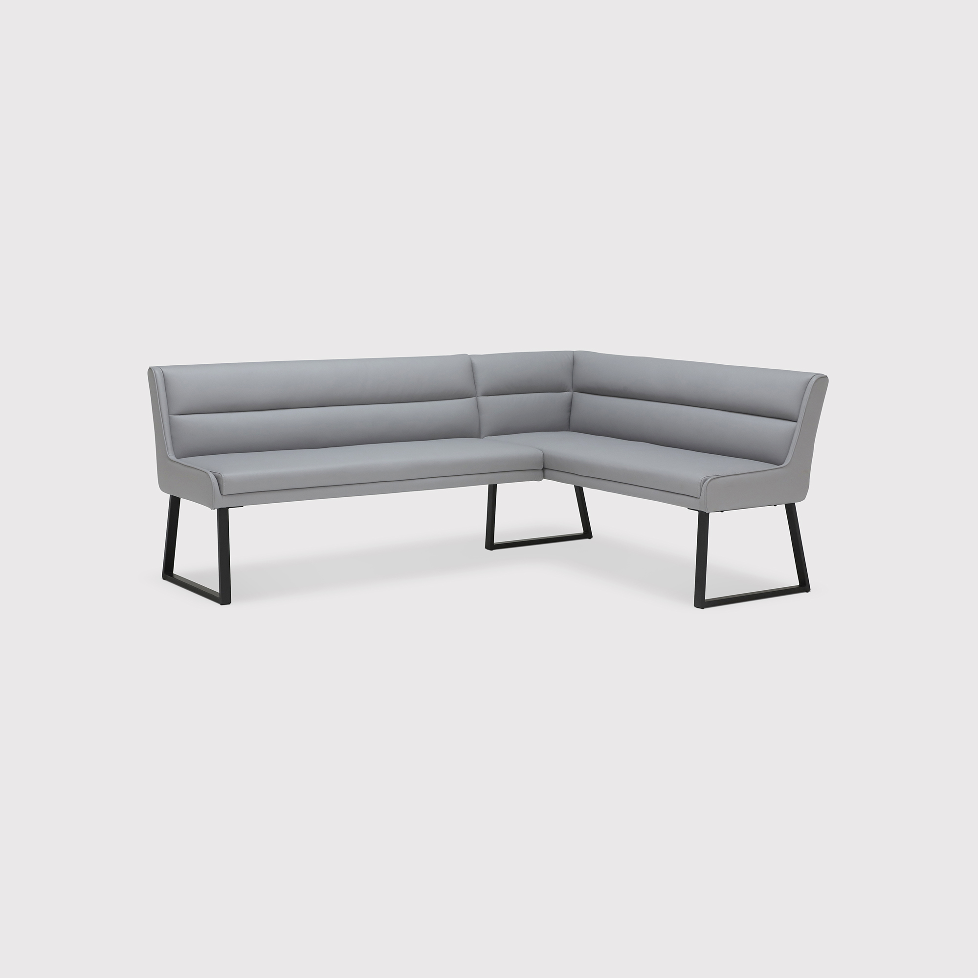 Ryker Corner Bench Left, Grey | Barker & Stonehouse