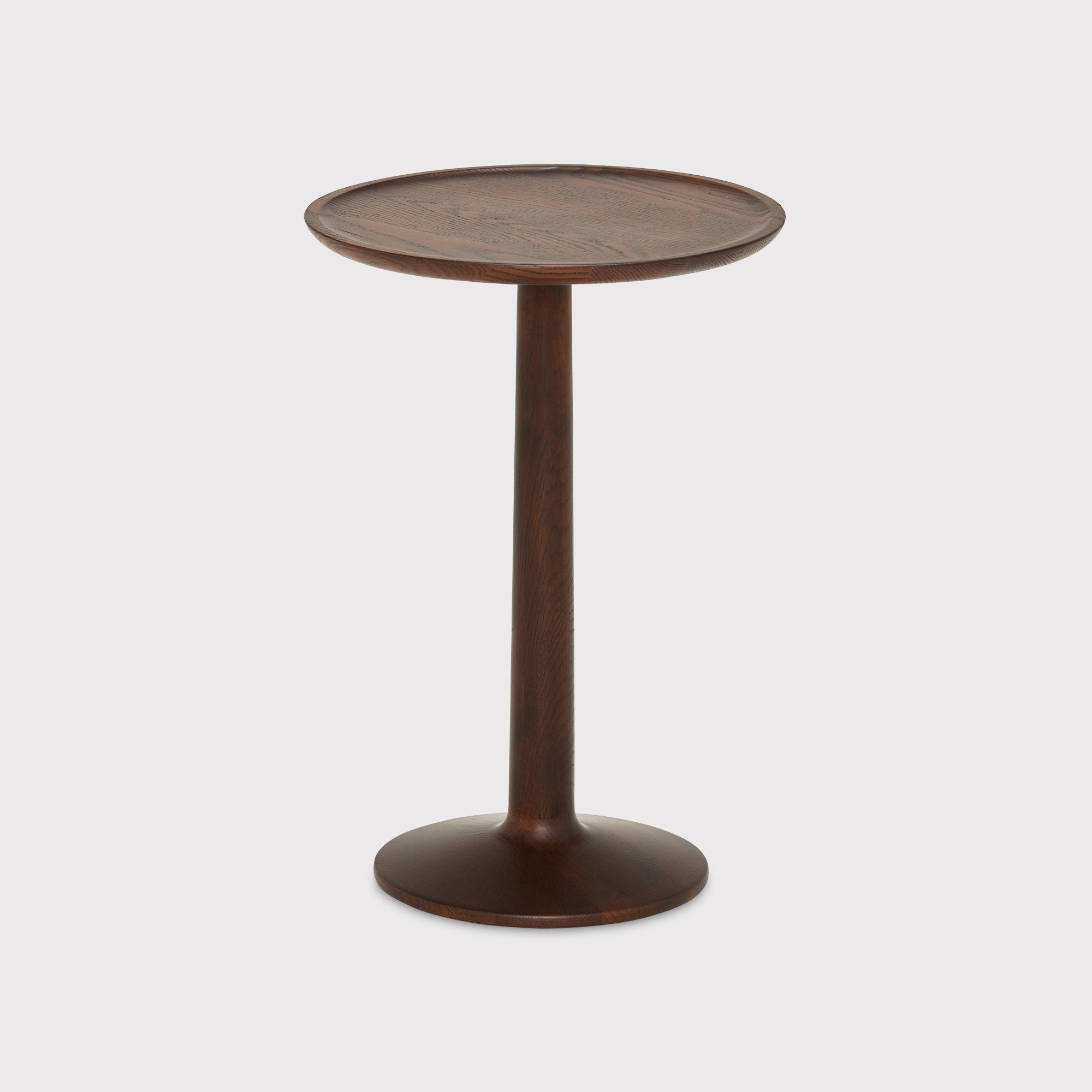 Ercol Siena Medium Side Table, Round, Brown | Barker & Stonehouse