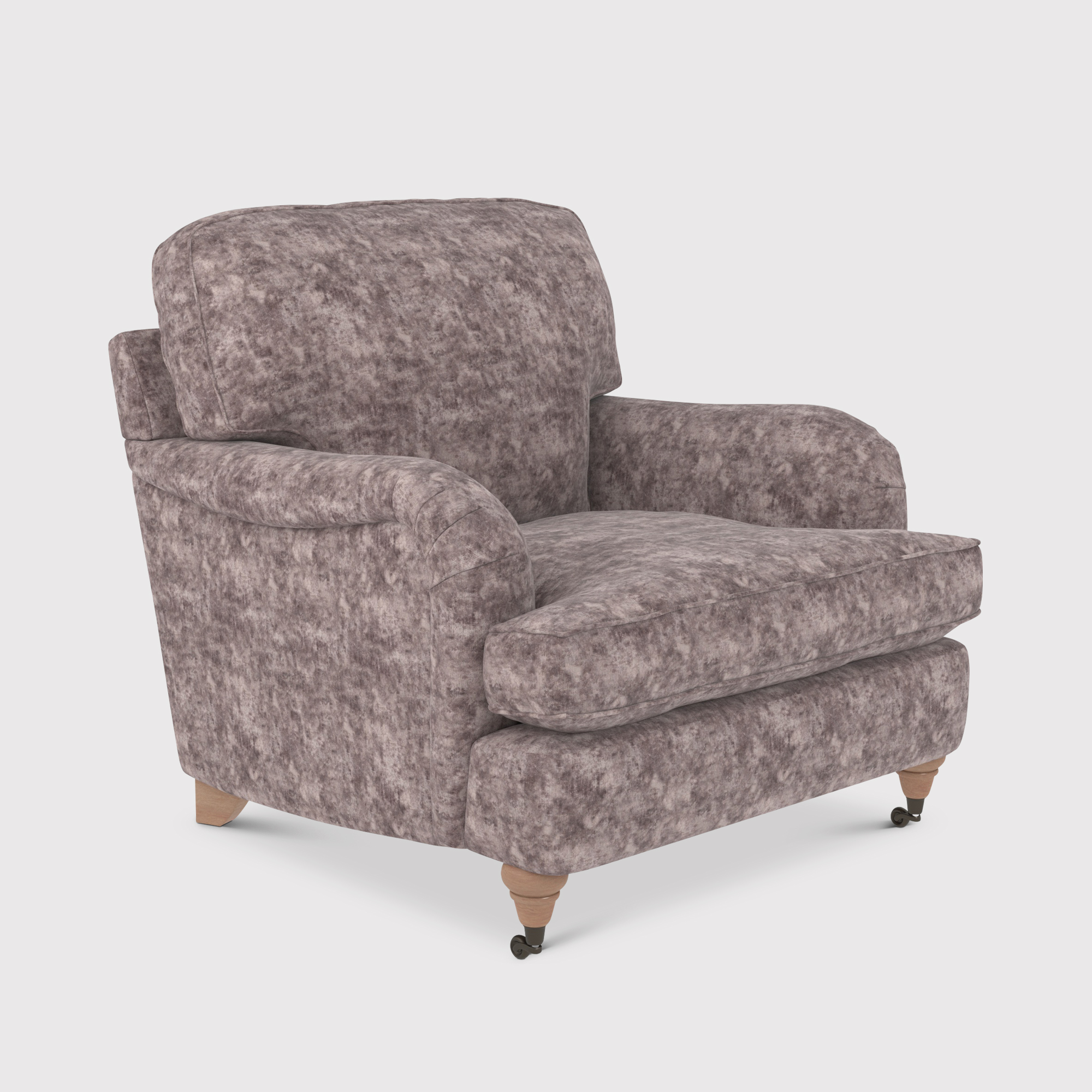 Sloane Armchair, Purple Fabric | Barker & Stonehouse