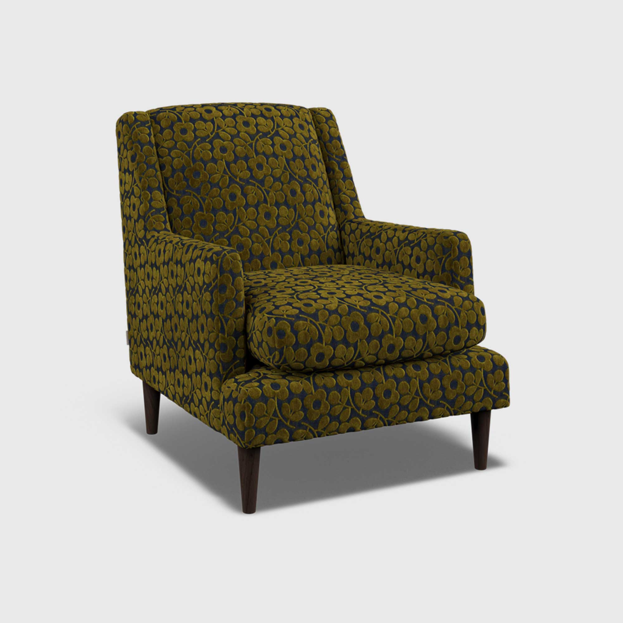 Orla Kiely Spiddal Accent Chair, Green Fabric | Barker & Stonehouse