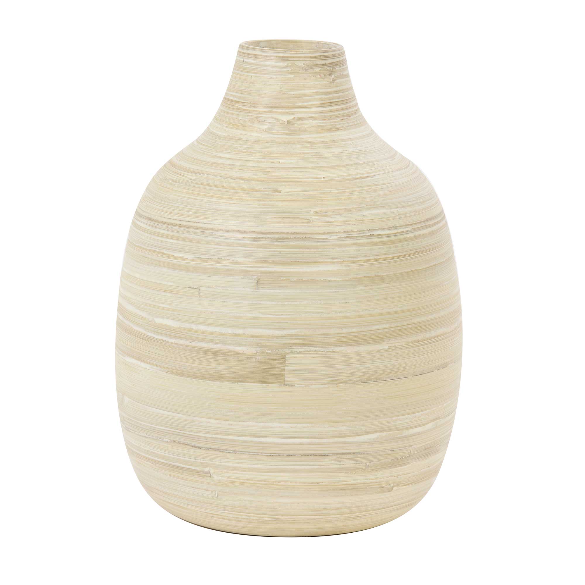 Rounded Natural Vase, Neutral | Barker & Stonehouse