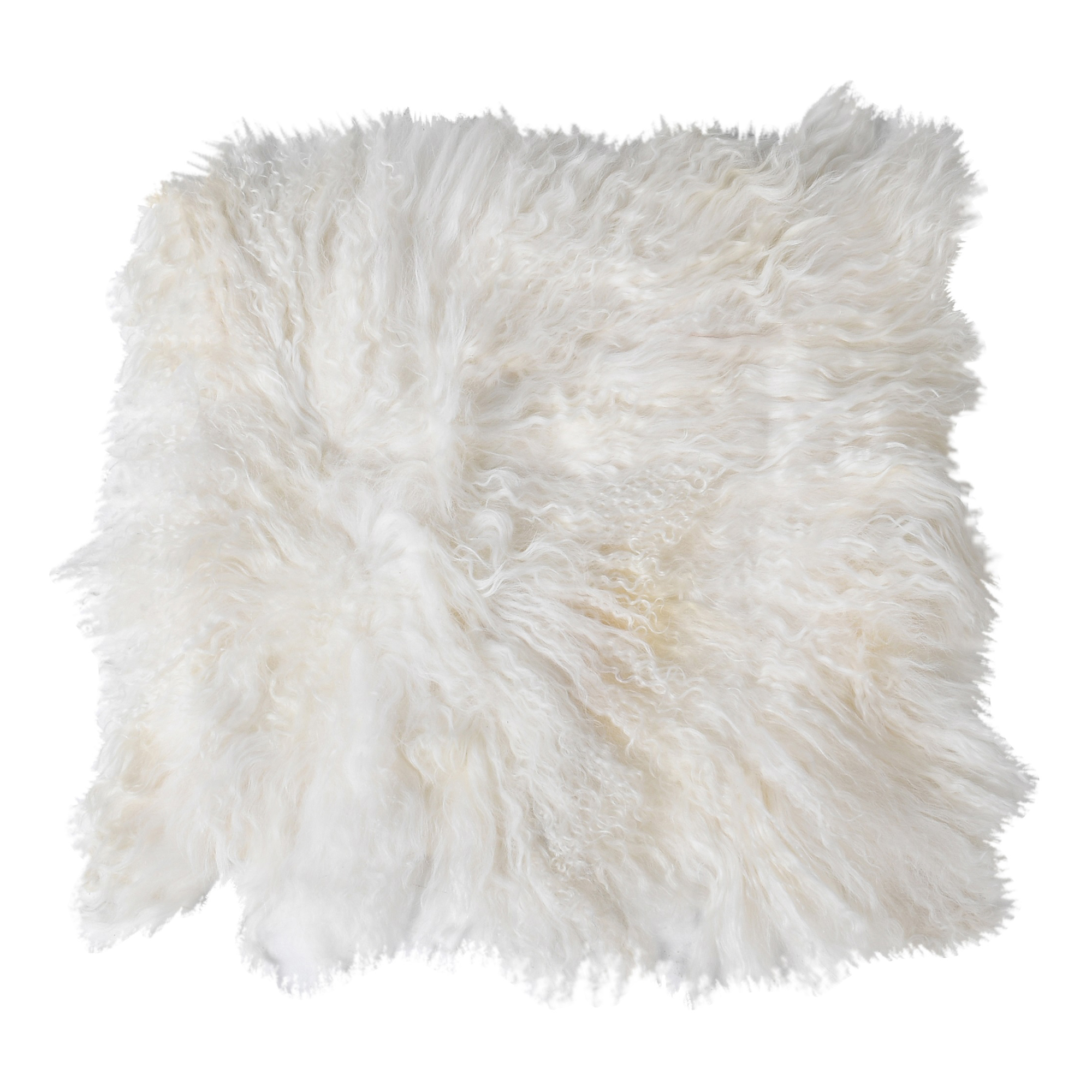 Faux sheepskin online bamboo bench