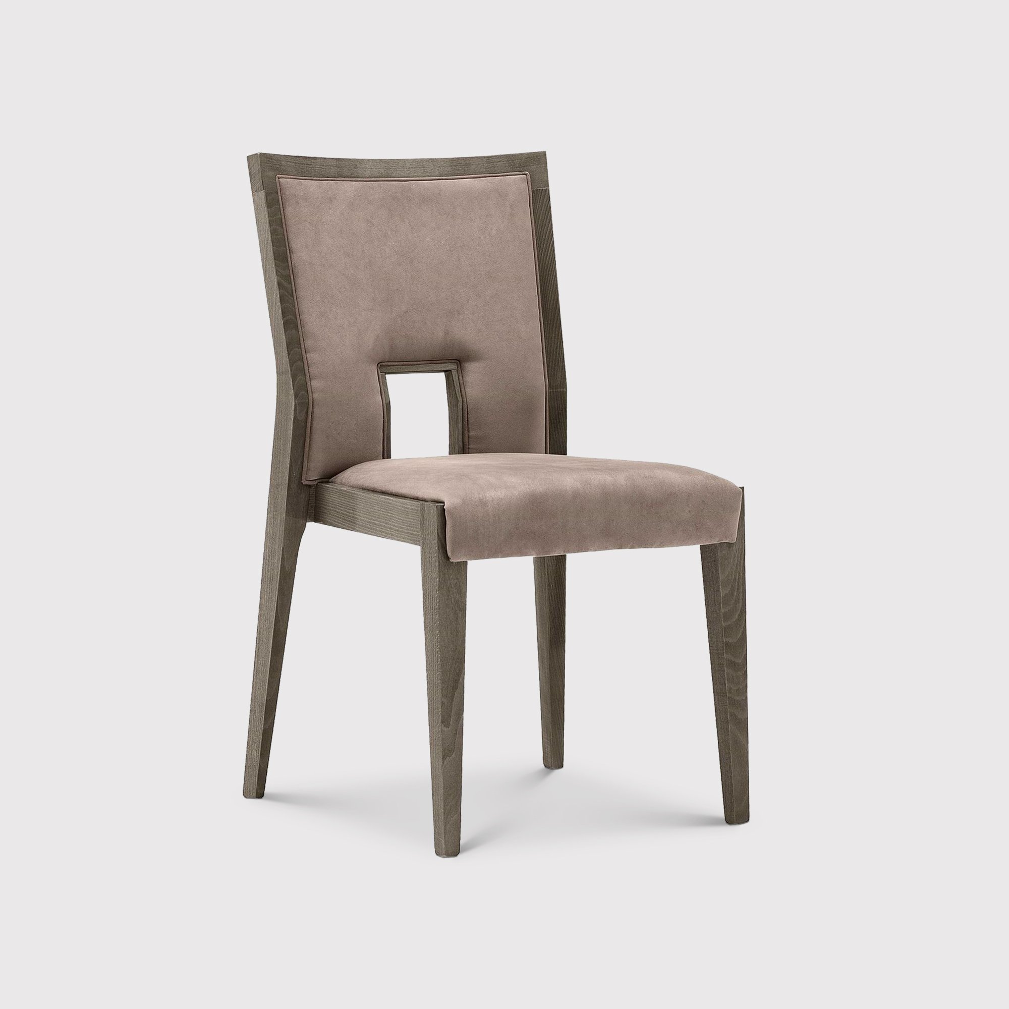 Vinci Dining Chair Ambra Plain Low Back, Neutral | Barker & Stonehouse