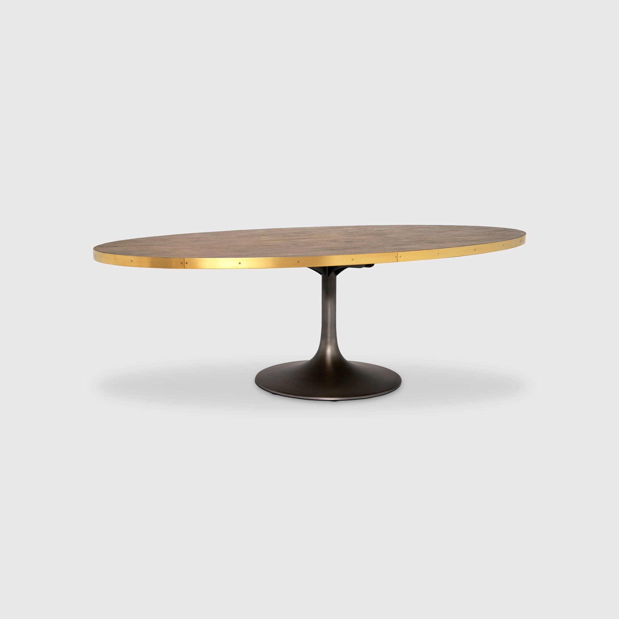 Talula Tulip Oval Dining Table 250x130x78cm, Neutral | Barker & Stonehouse