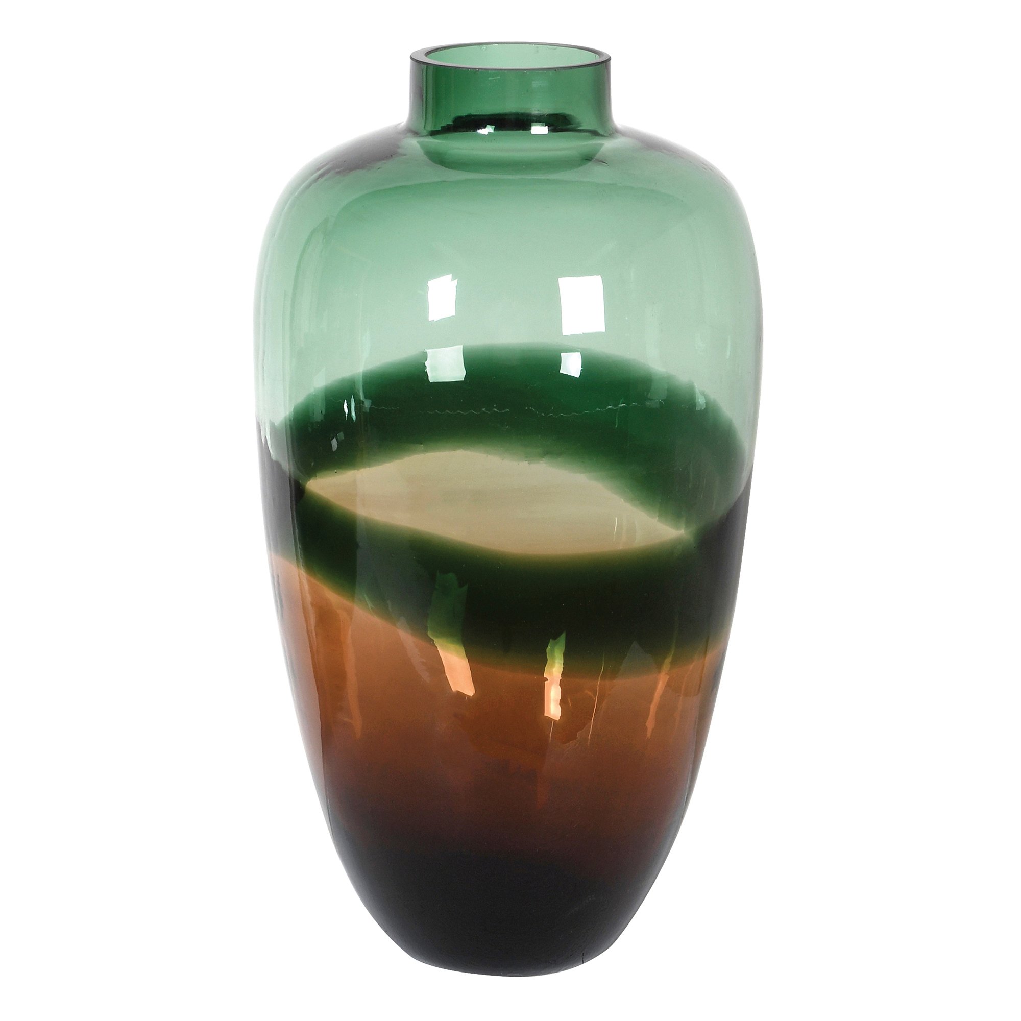 Tall Green Marbled Vase | Barker & Stonehouse