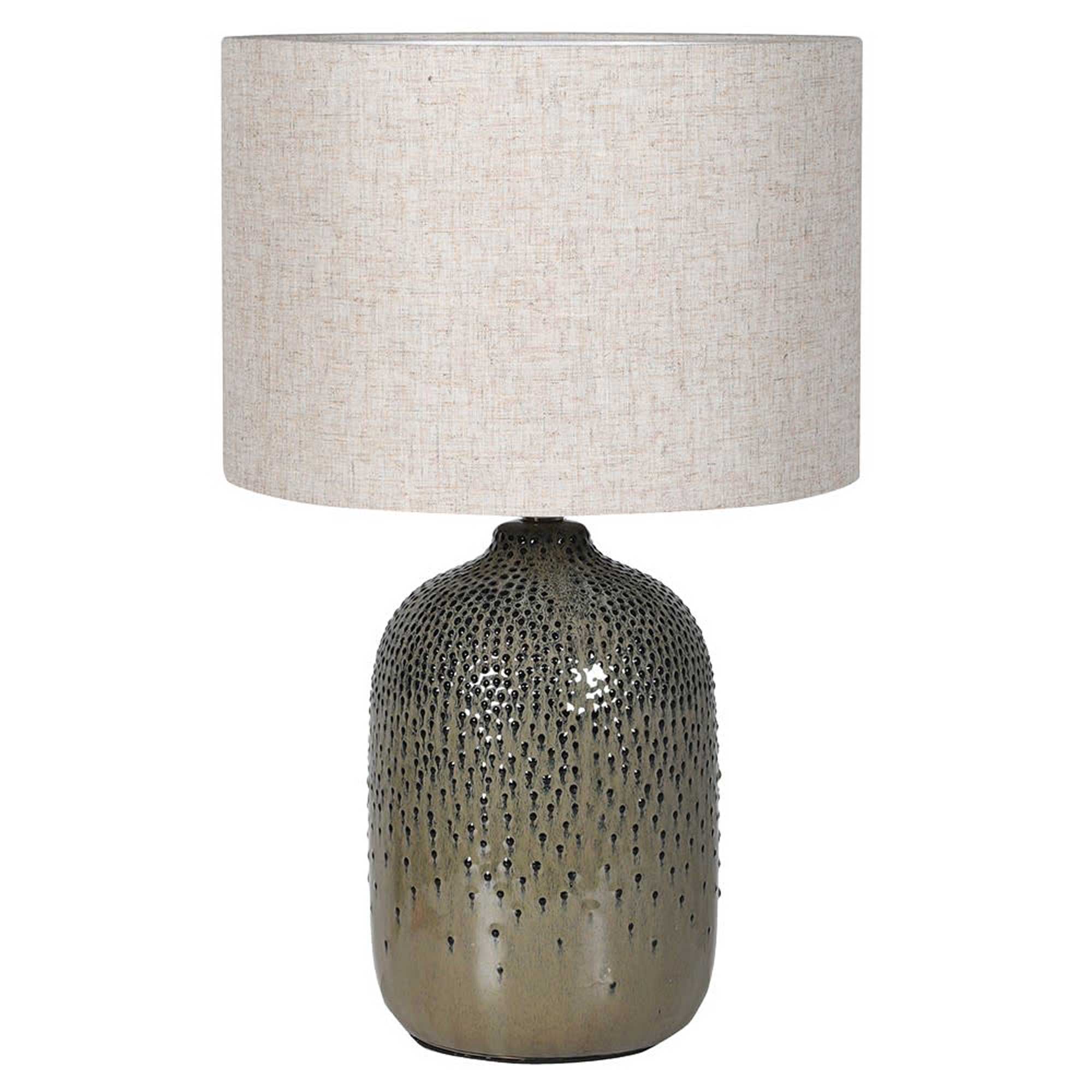 Textured Green Table Lamp | Barker & Stonehouse