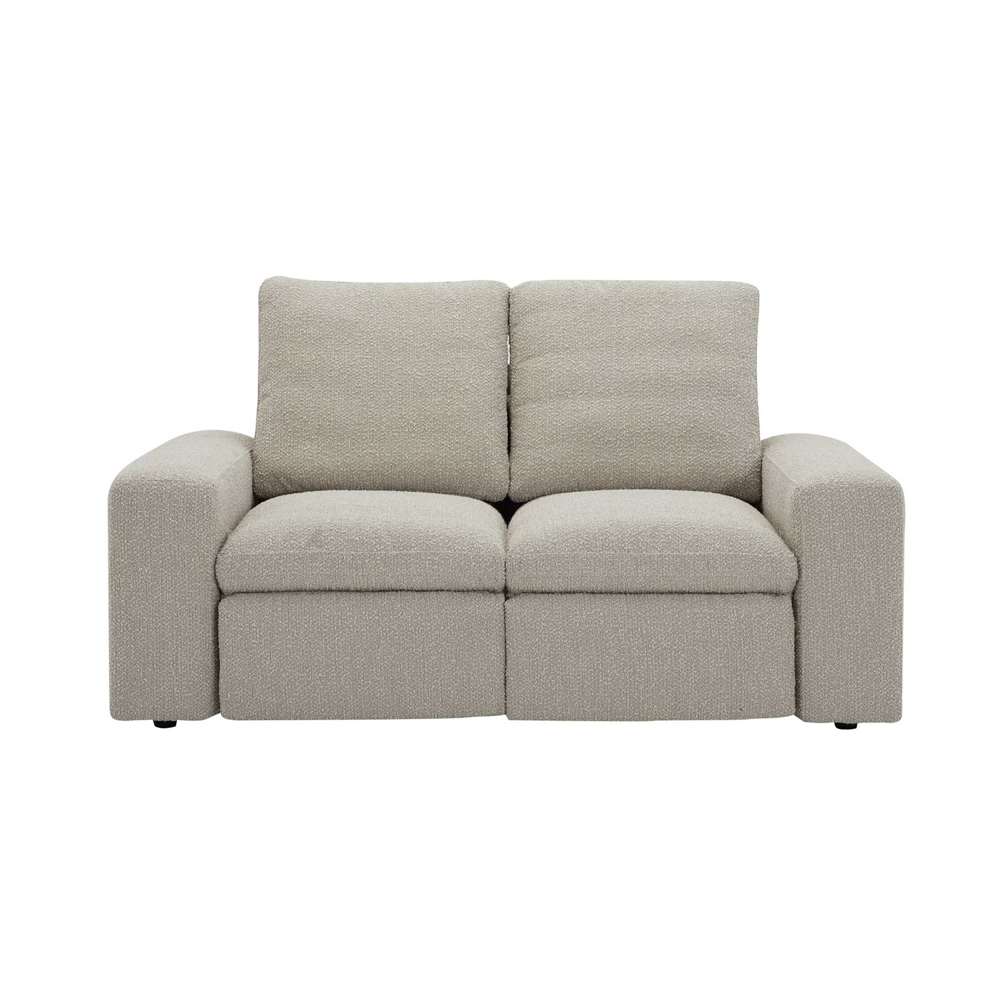 Thoreau Electric Recliner 2 Seater Recliner Sofa, Neutral Fabric | Barker & Stonehouse