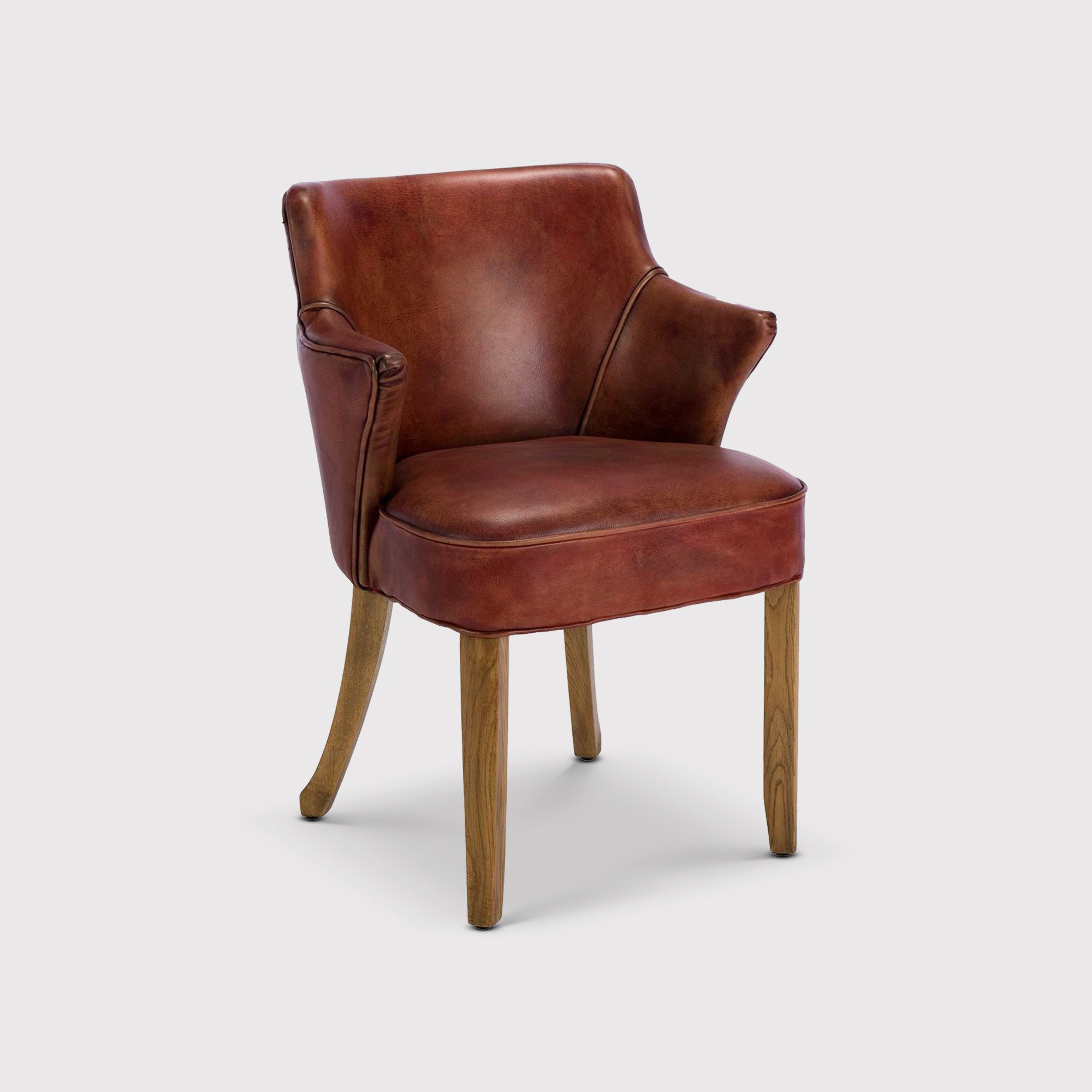 Timothy Oulton Lannister Dining Chair, Brown | Barker & Stonehouse