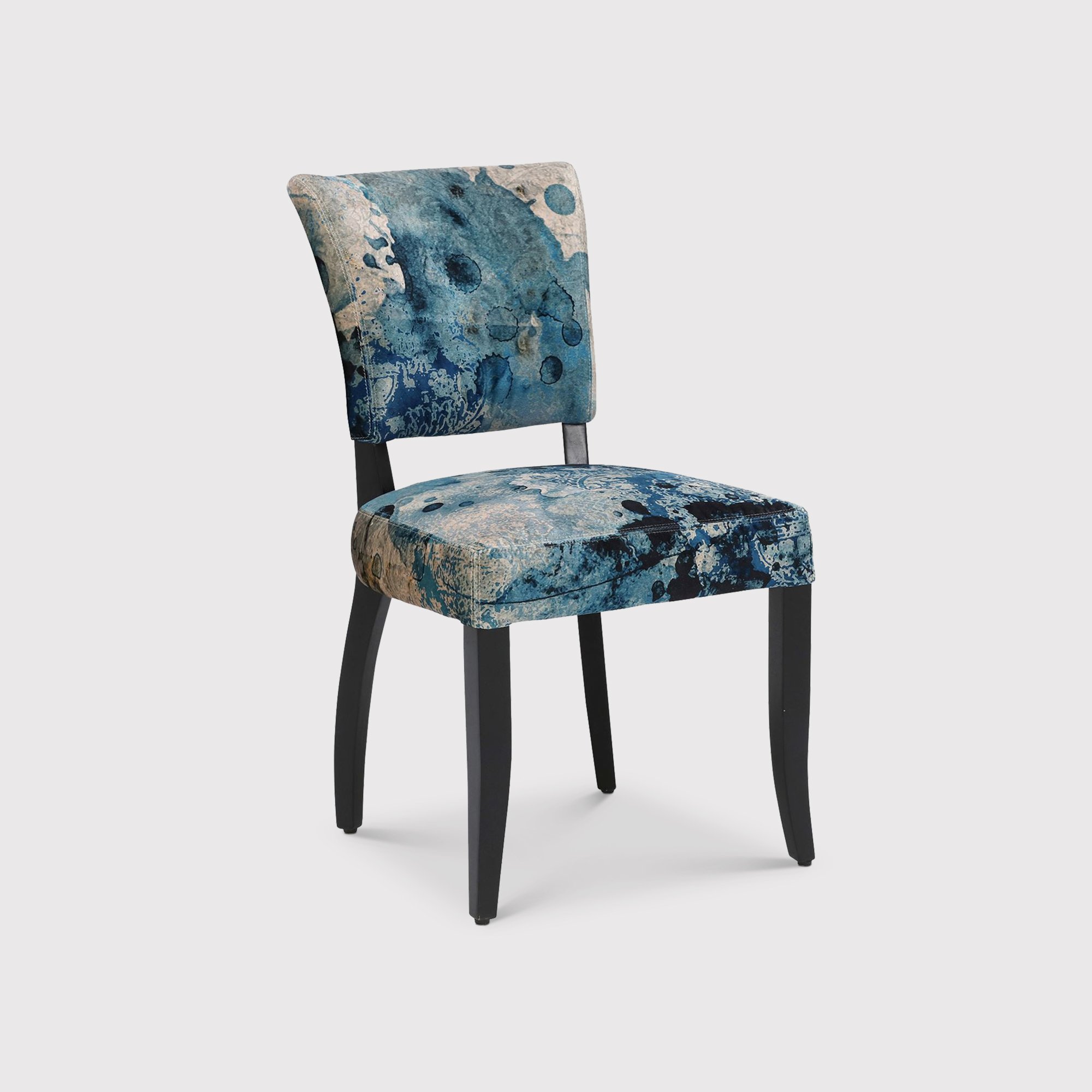 Timothy Oulton Mimi Dining Chair, Blue Velvet | Barker & Stonehouse
