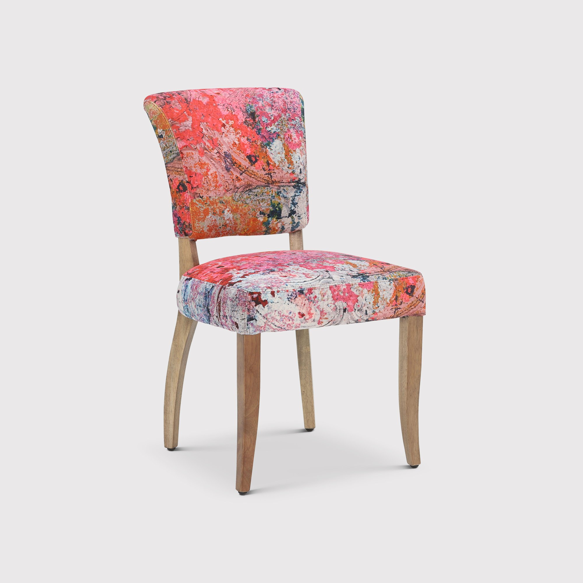 Timothy Oulton Mimi Dining Chair, Pink Velvet | Barker & Stonehouse