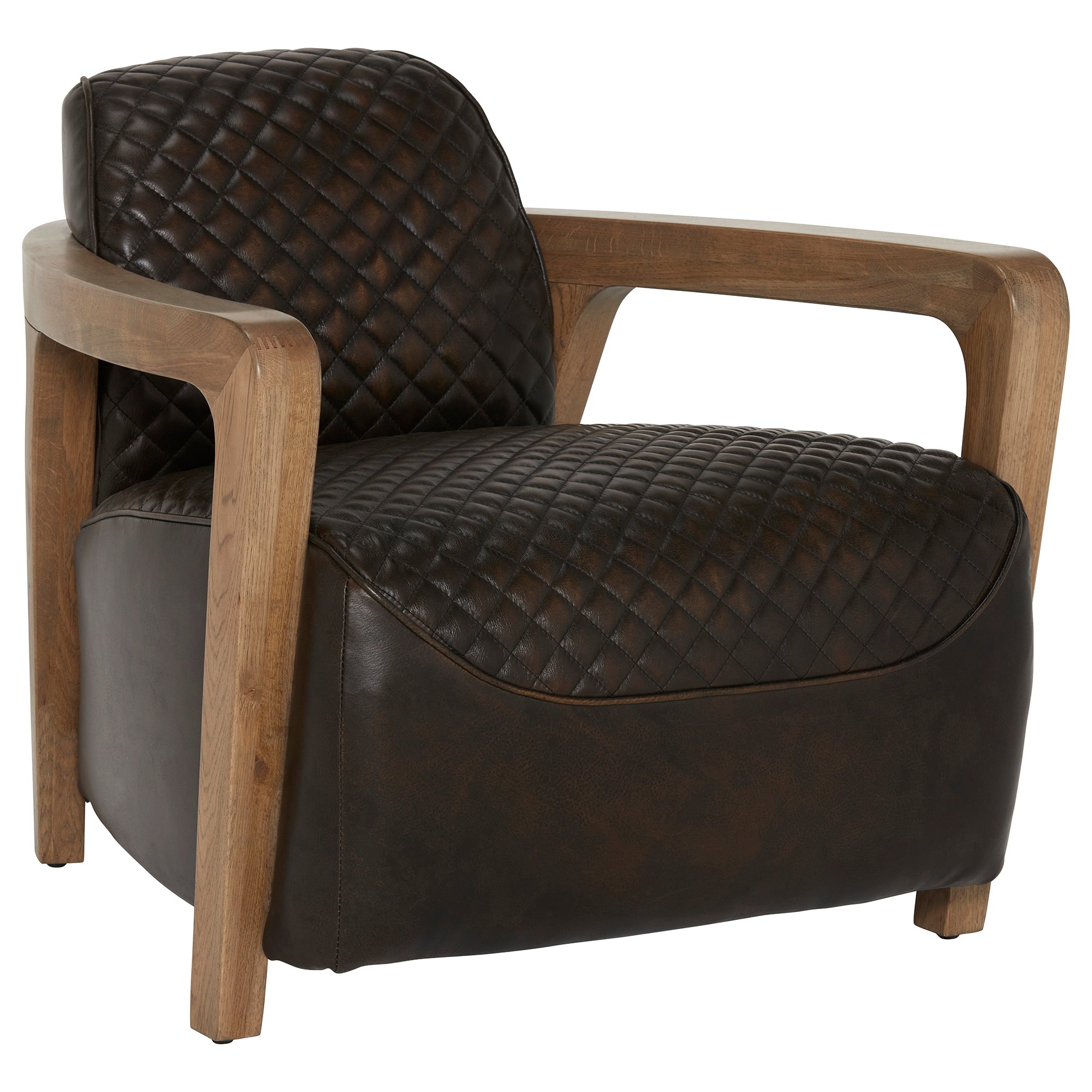 Timothy Oulton Wildcat Armchair, Brown | Barker & Stonehouse