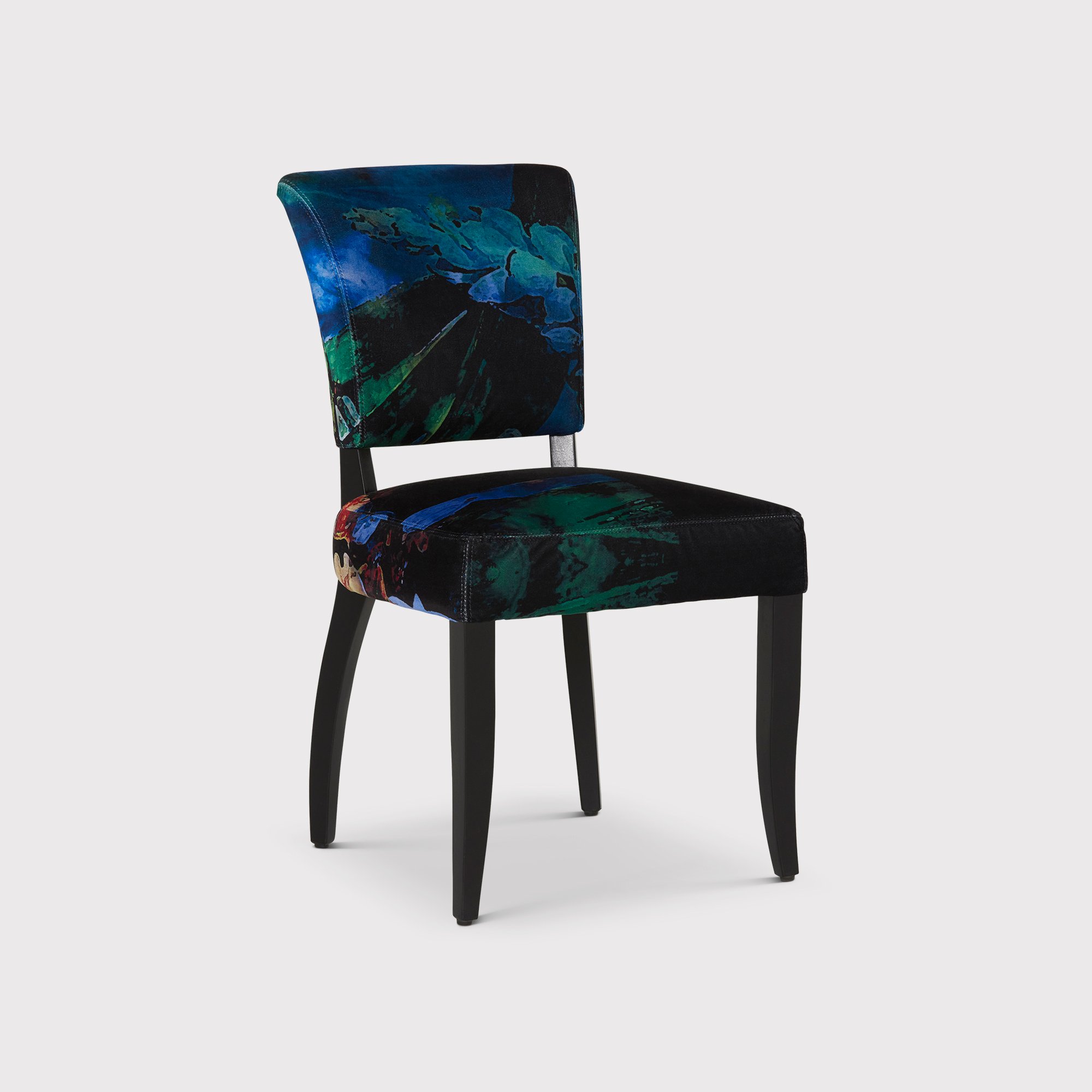 Timothy Oulton Mimi Dining Chair, Black Velvet | Barker & Stonehouse