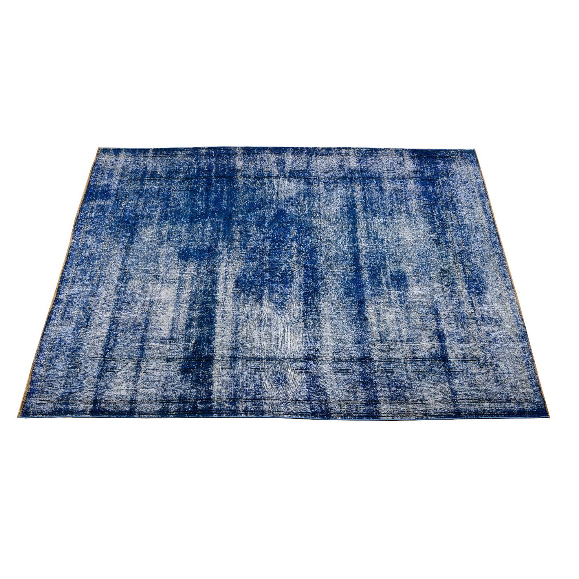 Timothy Oulton Vintage Rug Medium, Square, Blue | Barker & Stonehouse