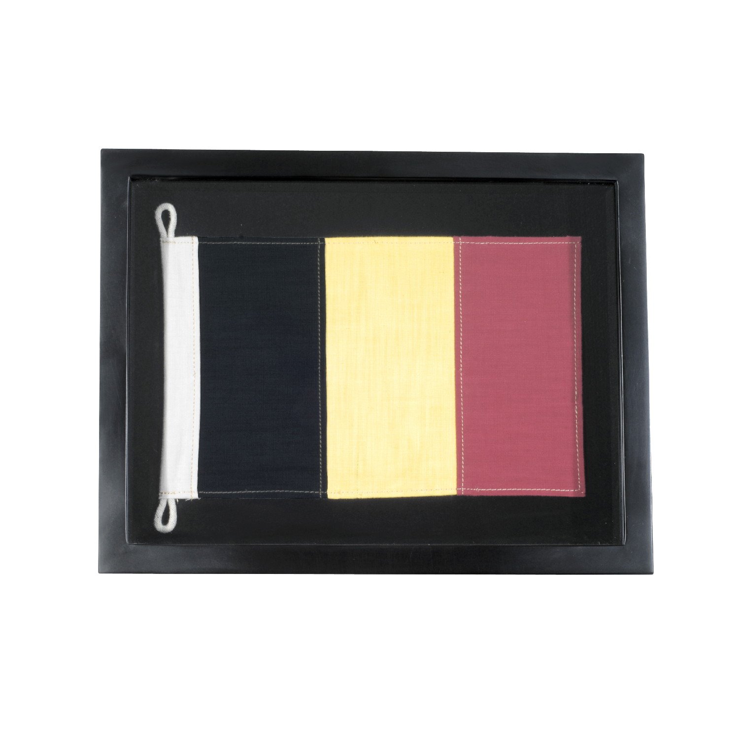 Photo of Timothy oulton flag shadow box mini 45x35cm print in square in red