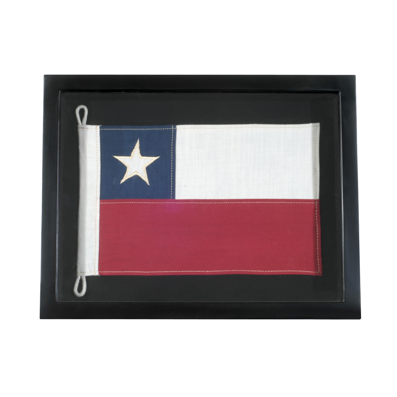 Timothy Oulton Flag Shadow Box Mini 45x35cm Print, Square, Red | Barker & Stonehouse