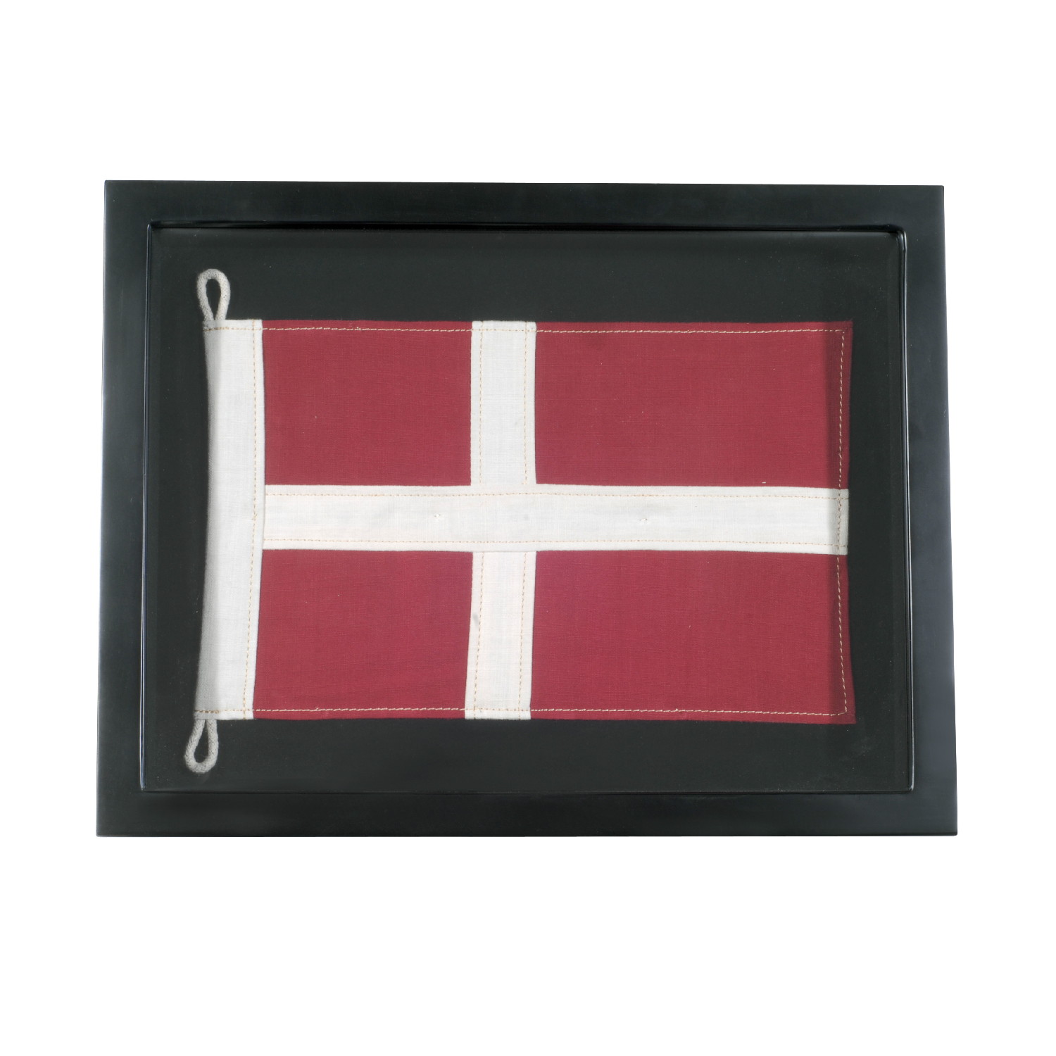 Timothy Oulton Flag Shadow Box Mini 45x35cm Print, Square, Red | Barker & Stonehouse