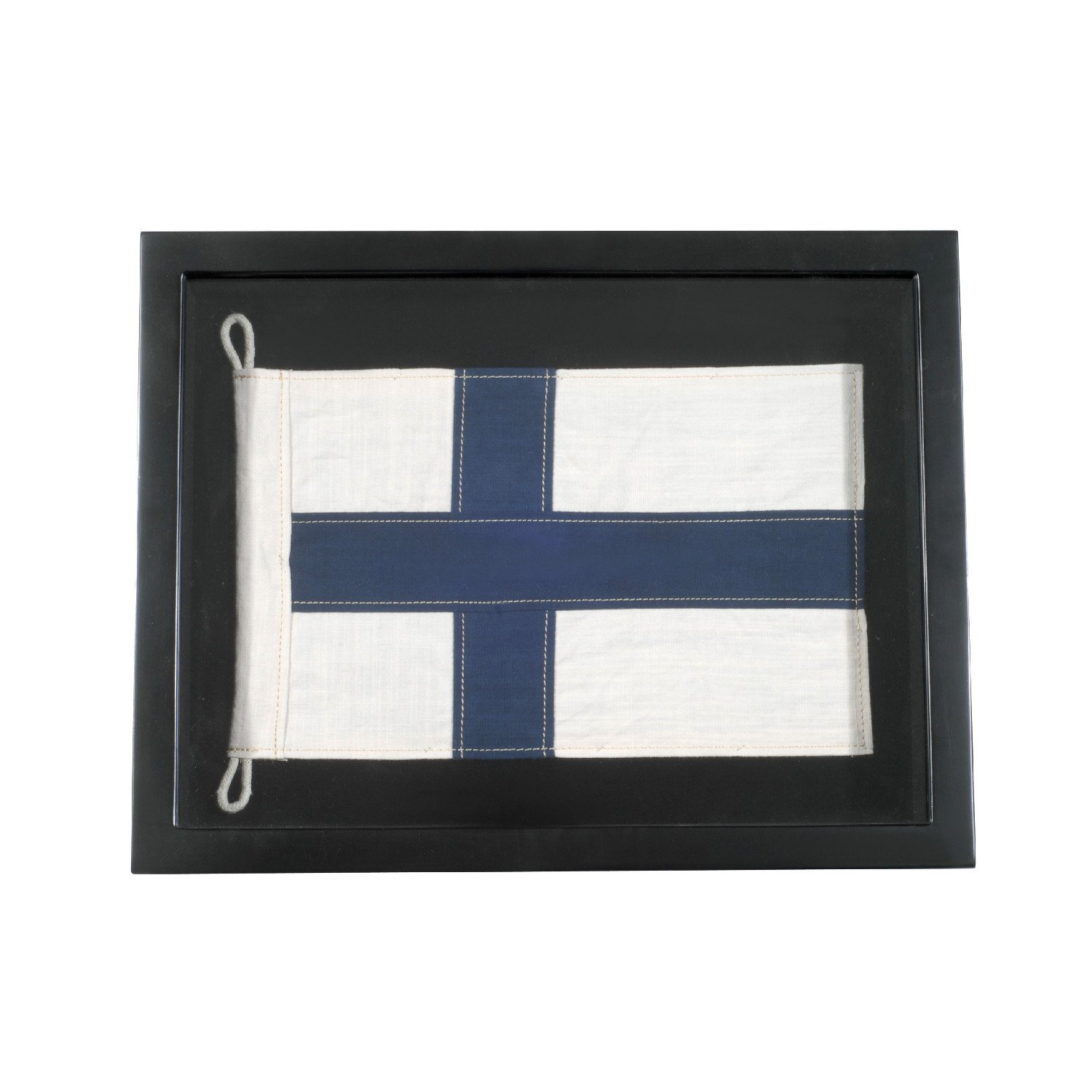 Timothy Oulton Flag Shadow Box Mini 45x35cm Print, Square, Blue | Barker & Stonehouse