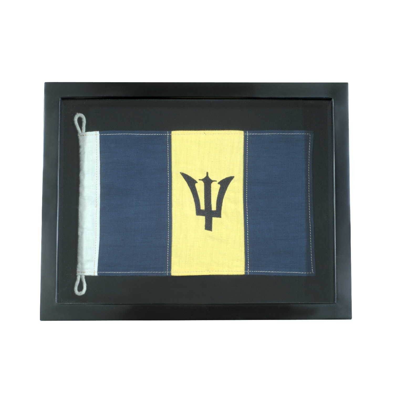 Photo of Timothy oulton flag shadow box small 90x60cm print in square in blue