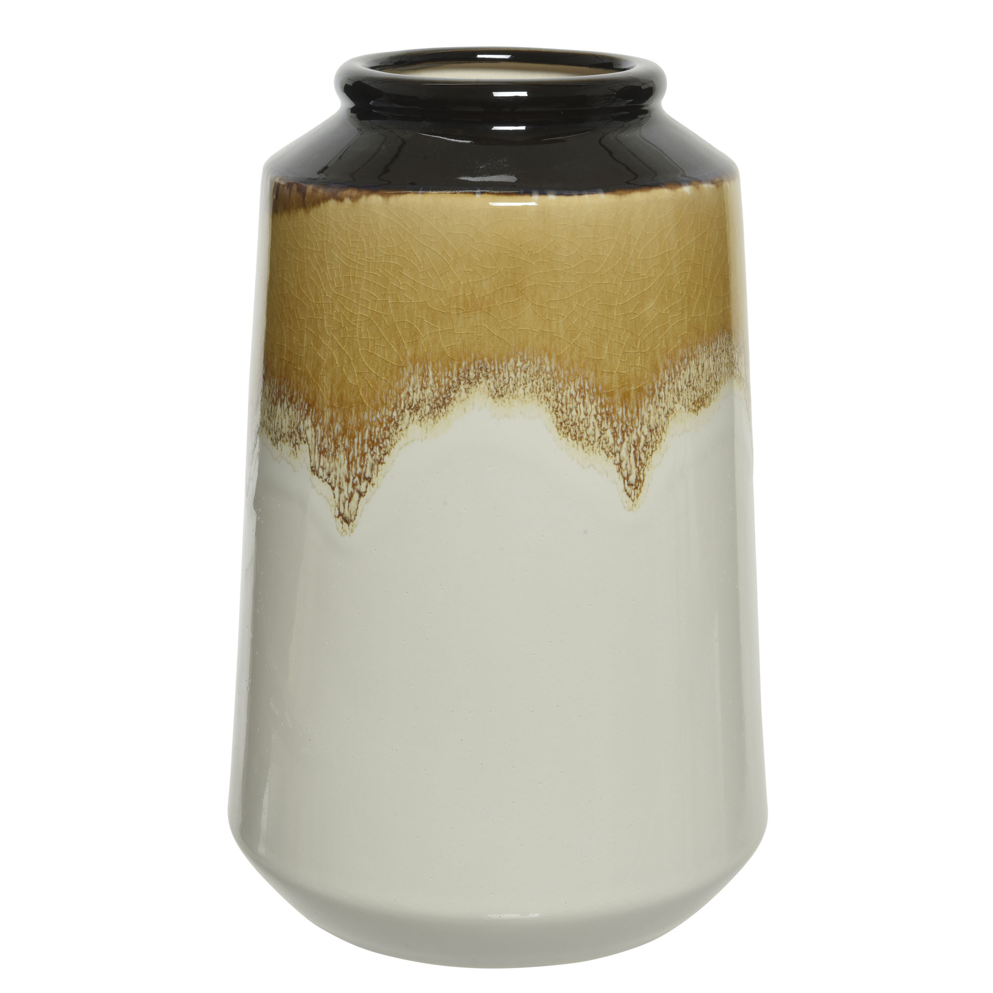 Tonal Ceramic Vase, Neutral | Barker & Stonehouse