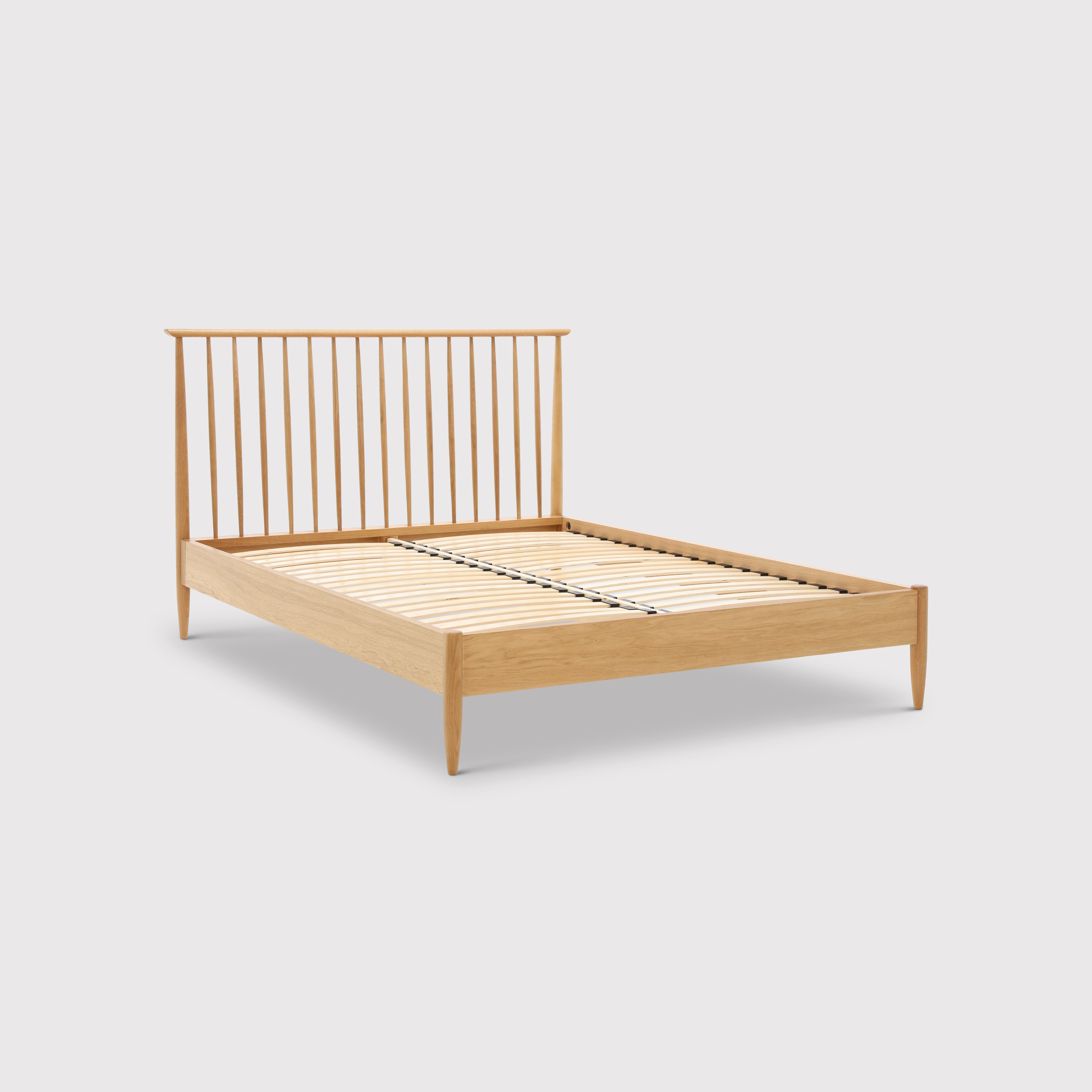 Ercol Teramo Double Bed, Neutral Wood | Barker & Stonehouse