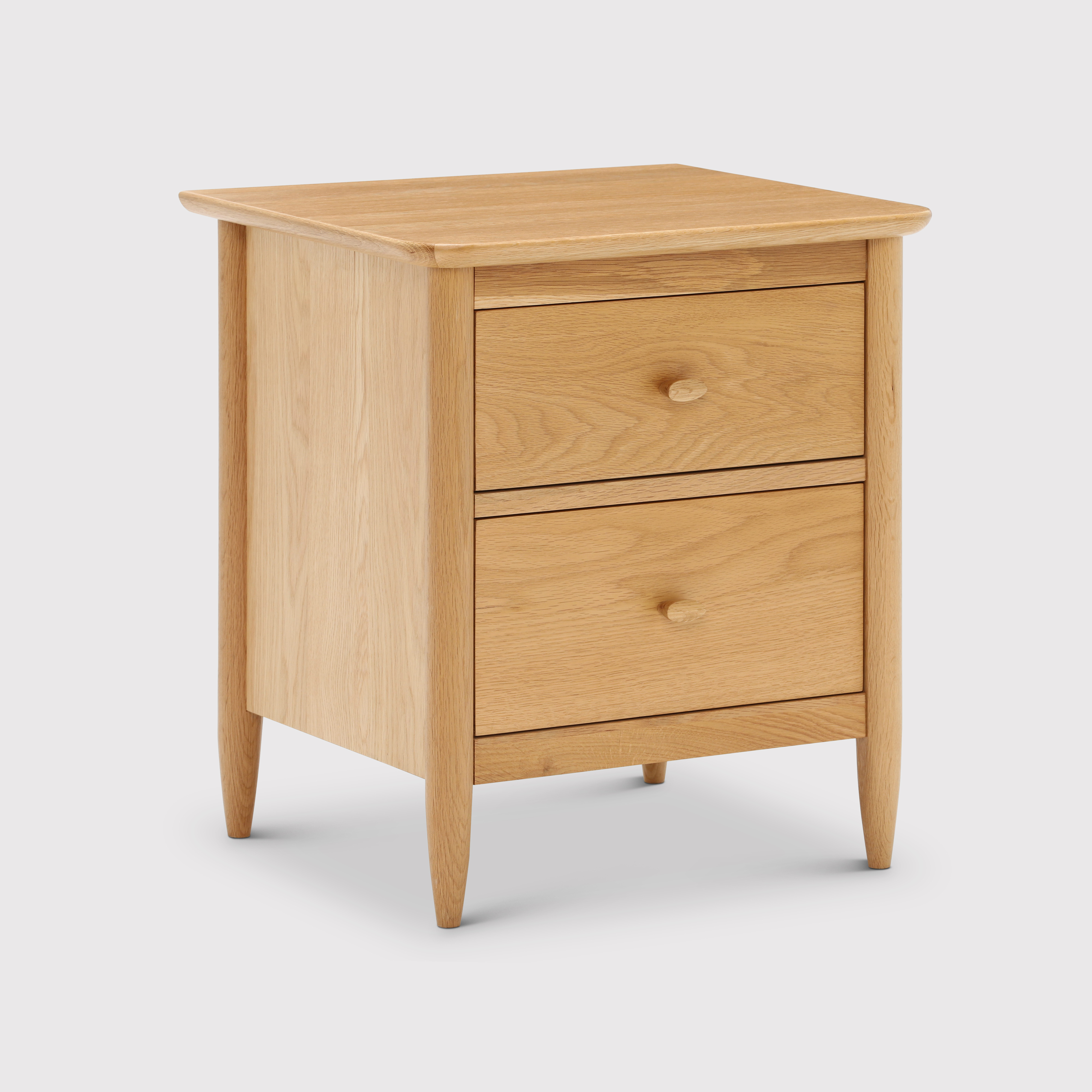 Ercol Teramo Bedside Cabinet, Neutral | Barker & Stonehouse