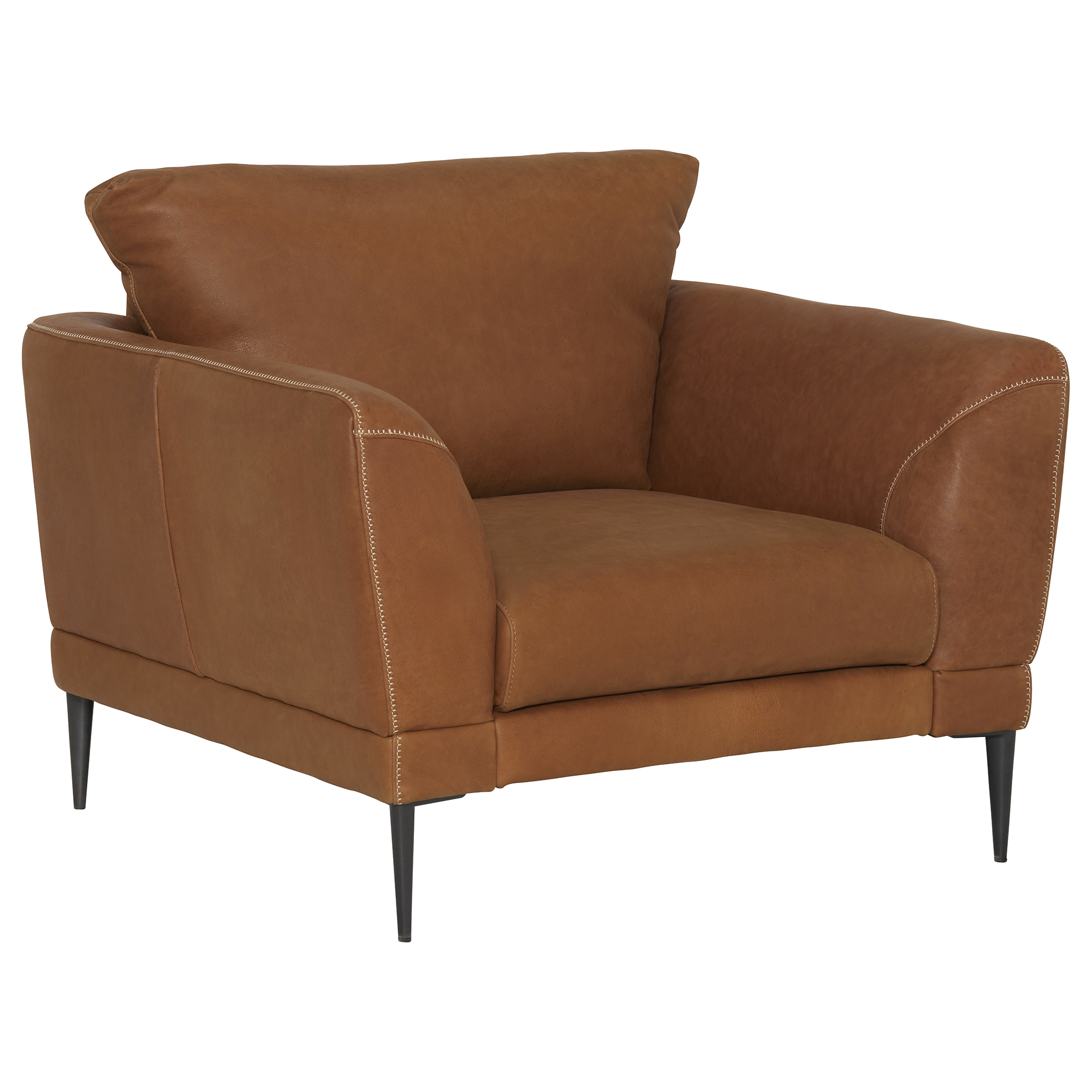 Tennessee Armchair, Brown Leather | Barker & Stonehouse