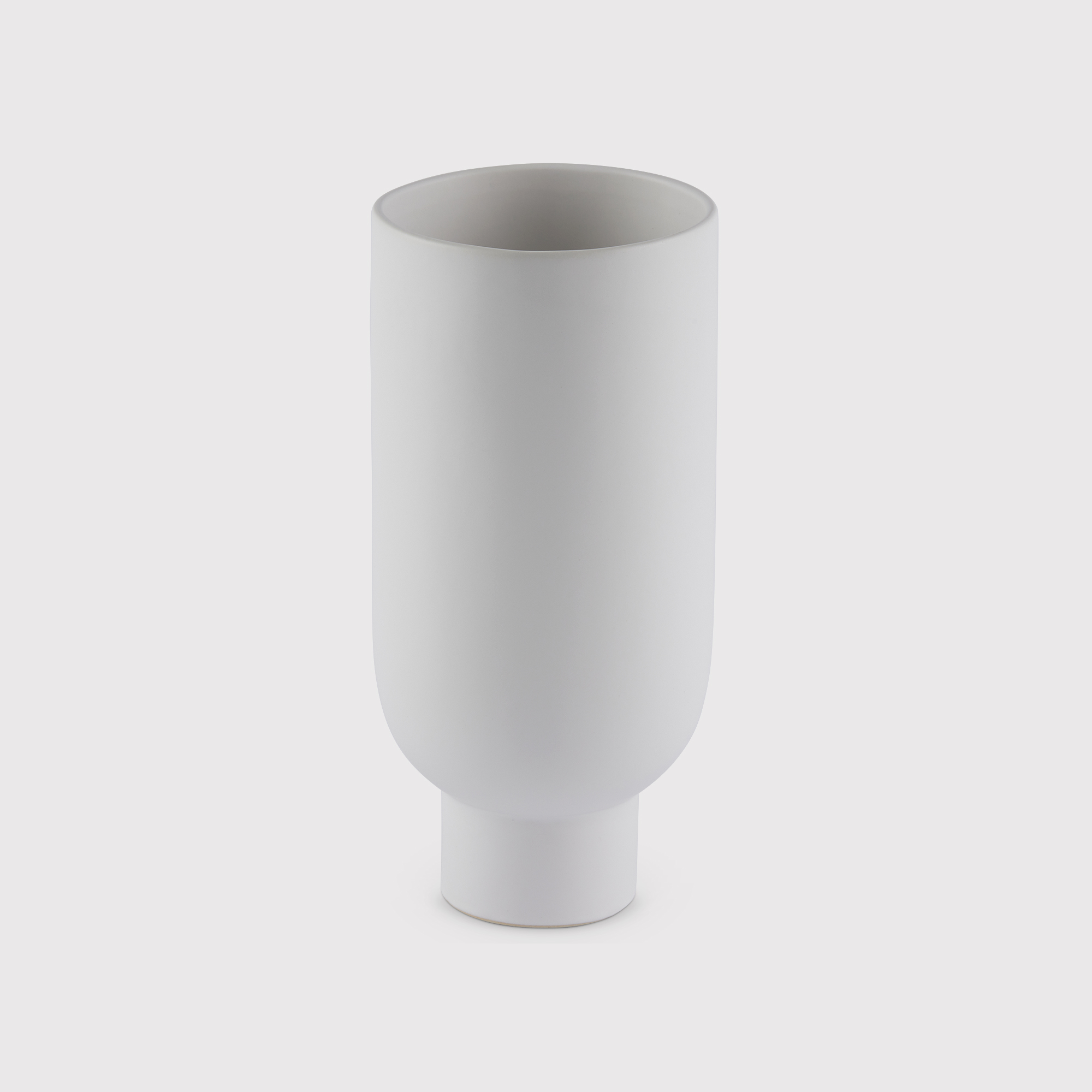 Tall White Stem Vase | Barker & Stonehouse