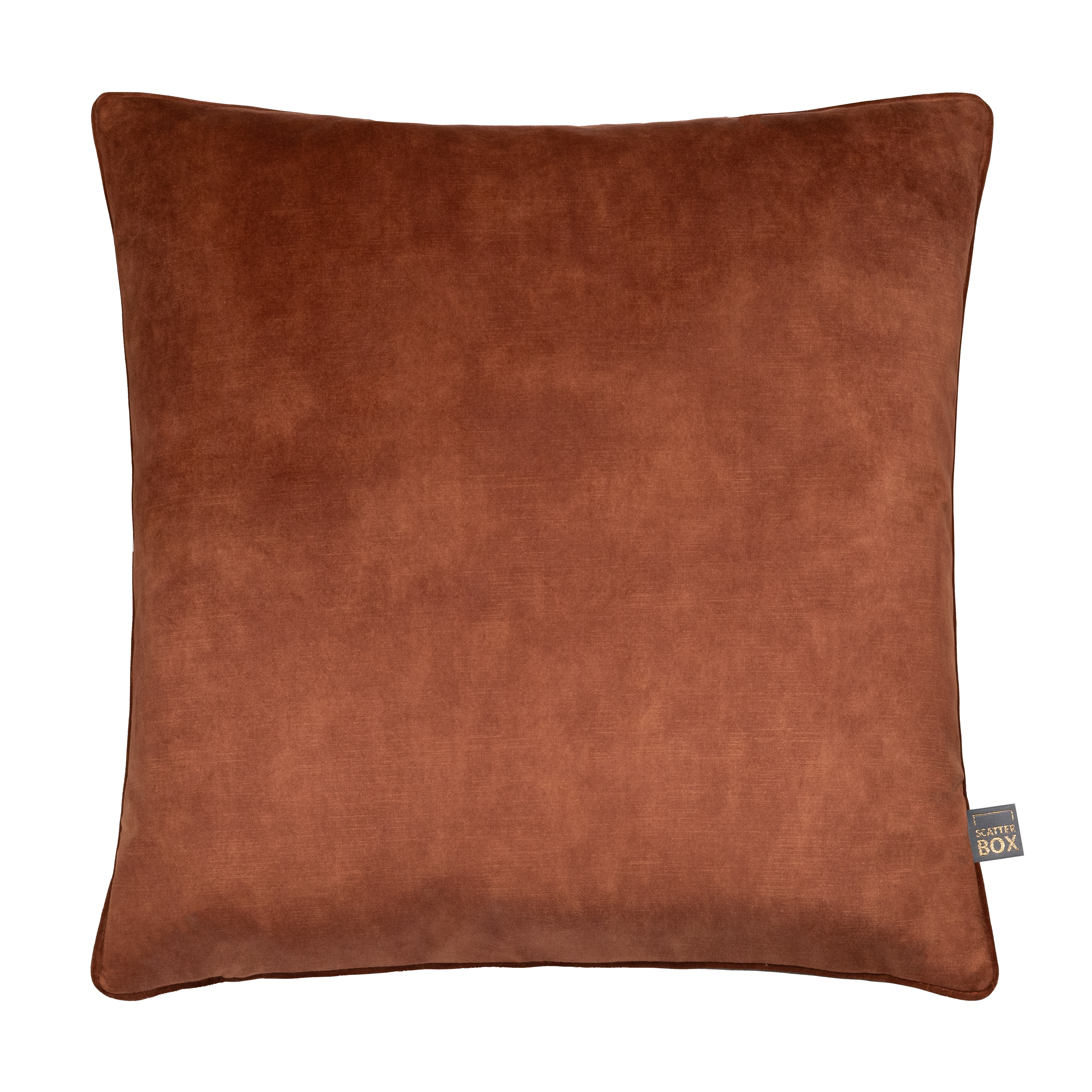 Two Tone Terra/Camel Cushion, Square | Barker & Stonehouse