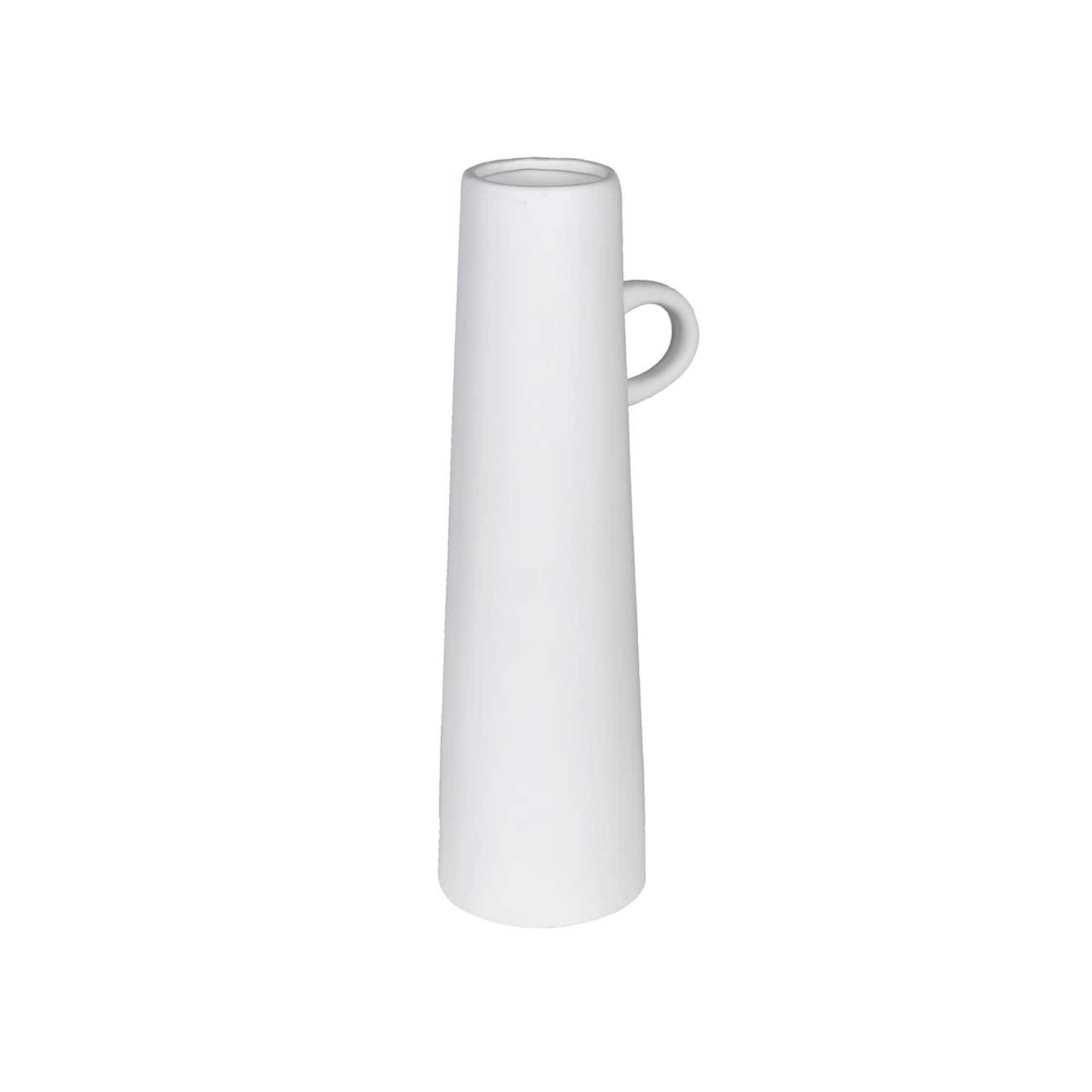 Tall White Cylinder Vase | Barker & Stonehouse