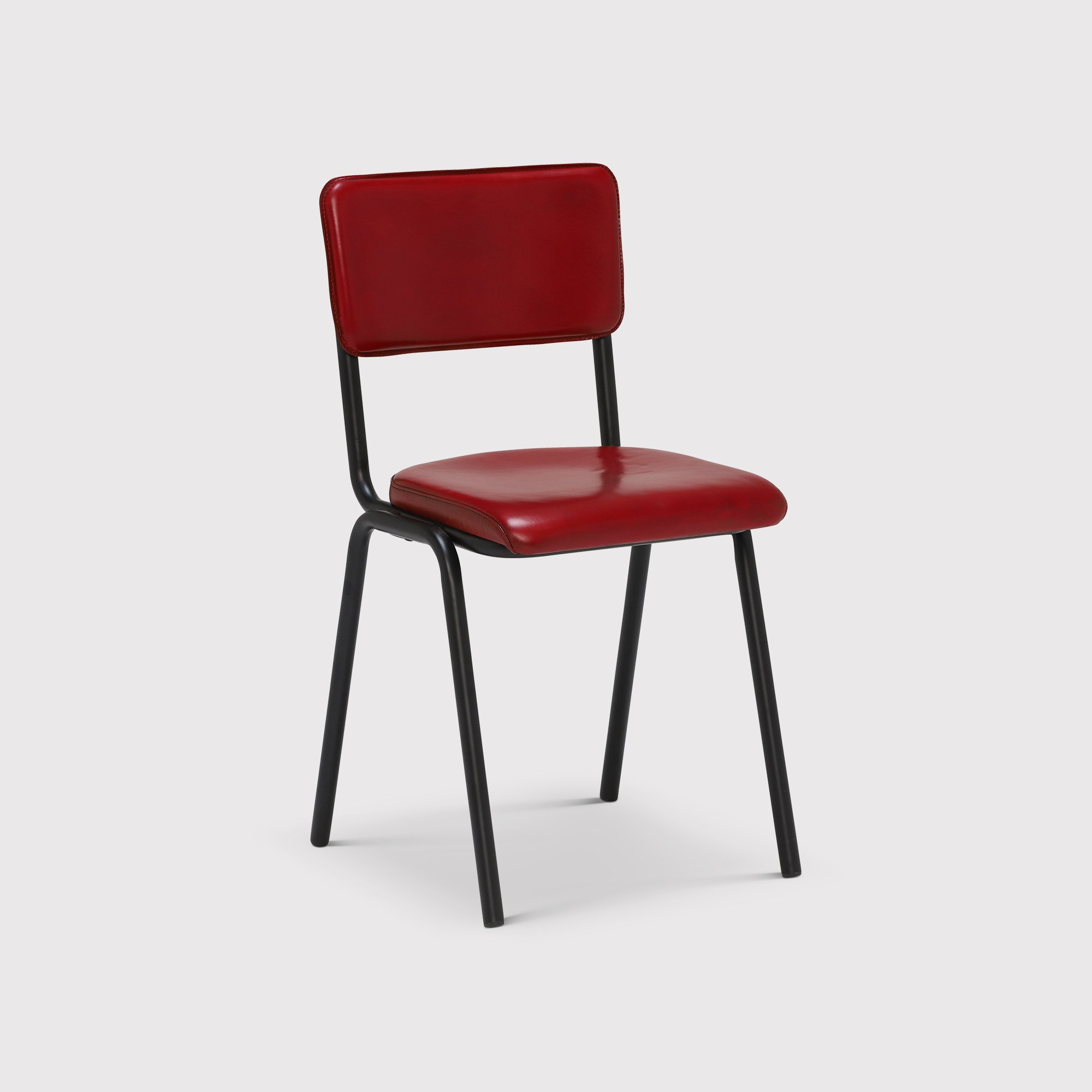 Pure Furniture Twyford Dining Chair, Red | Barker & Stonehouse