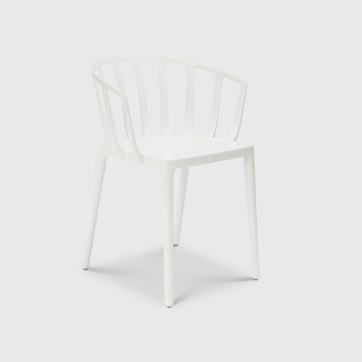 Kartell Venice Dining Chair, White | Barker & Stonehouse