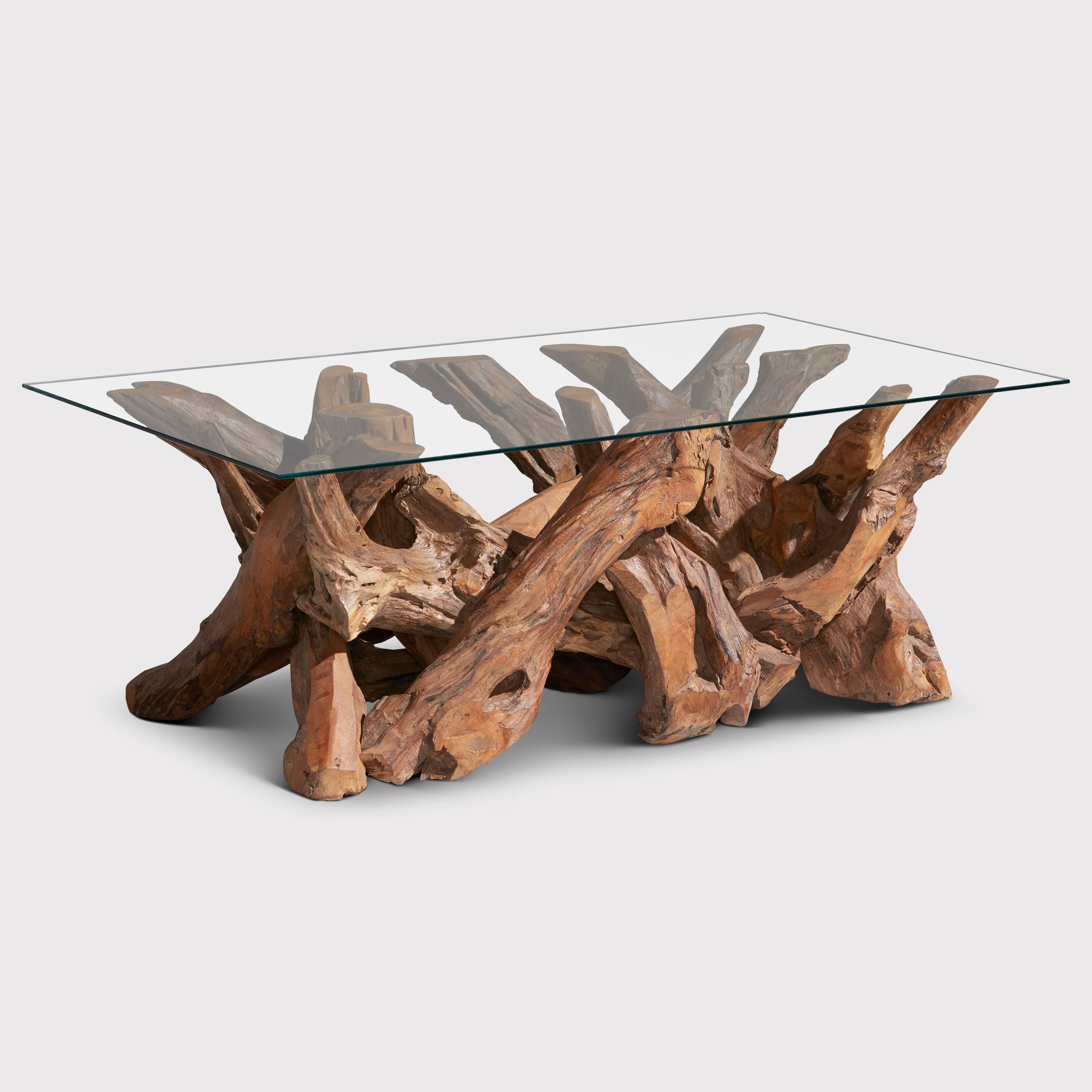 Rectangular driftwood coffee table cheap