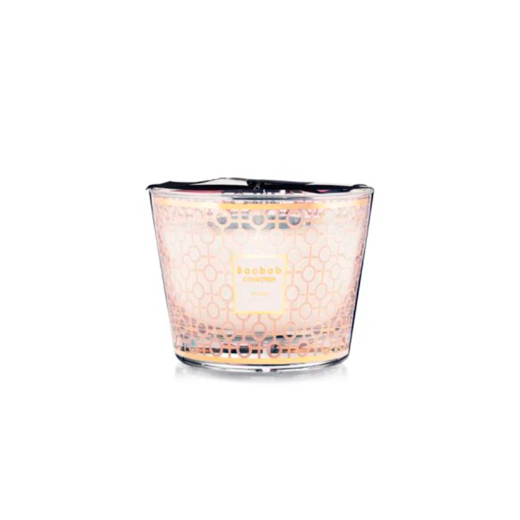 Baobab Collection Woman Scented Candle, Pink Glass | Barker & Stonehouse