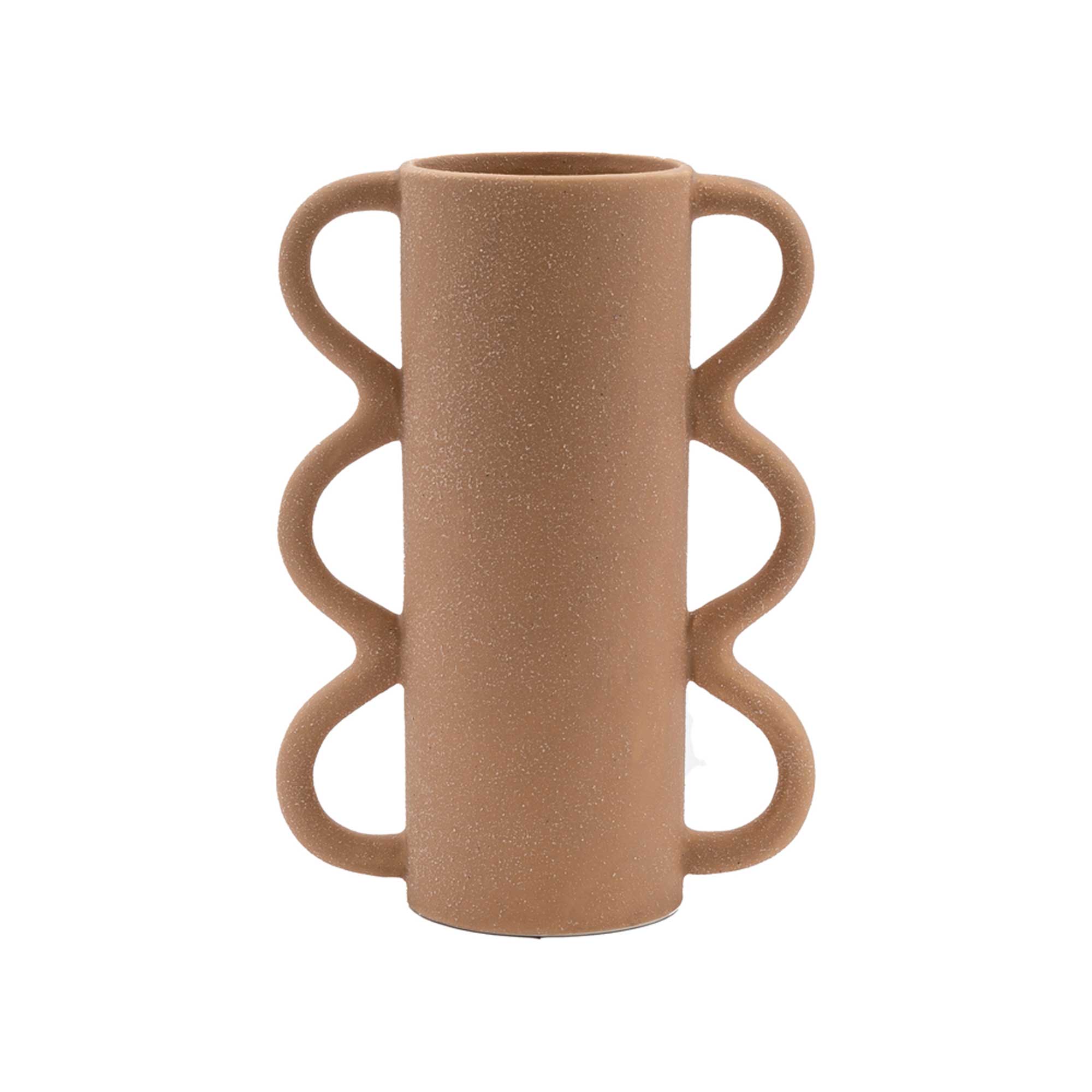 Wavy Vase, Brown | Barker & Stonehouse