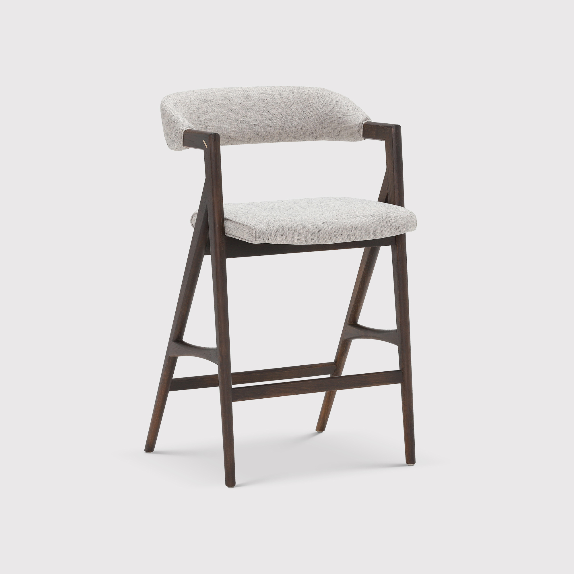 Zora Counter Dining Stool, White | Barker & Stonehouse