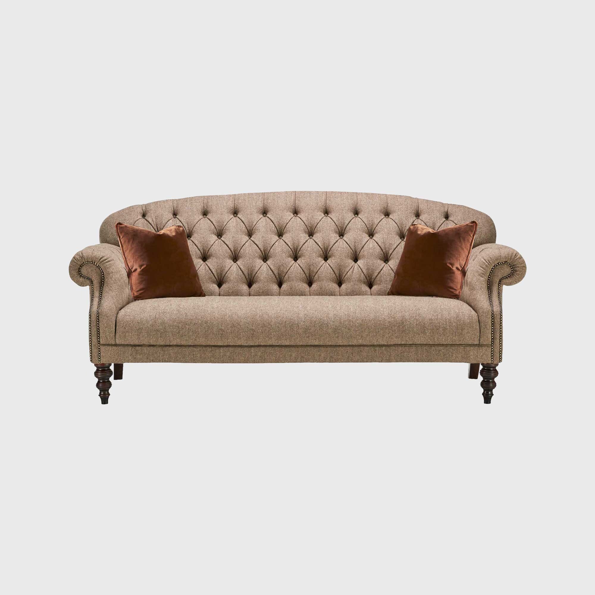 Tetrad Arbroath Midi Sofa, Brown Fabric | Barker & Stonehouse