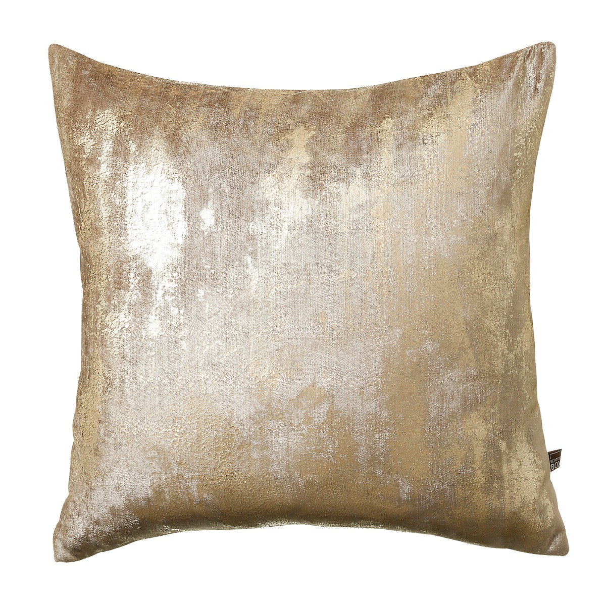 Abstract Champagne Cushion, Square, Neutral | Barker & Stonehouse