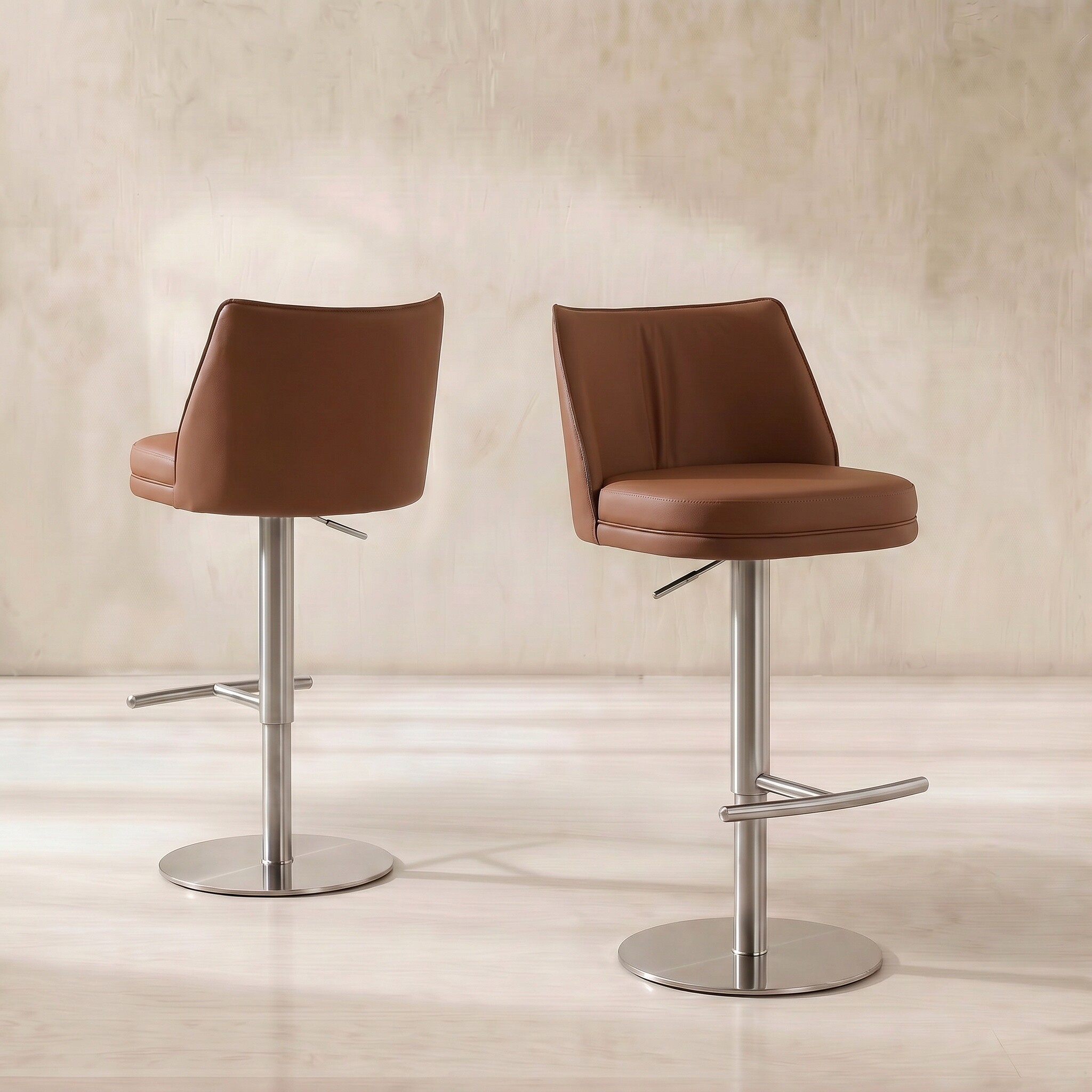 View Albion stool in brown View Albion stool in brown