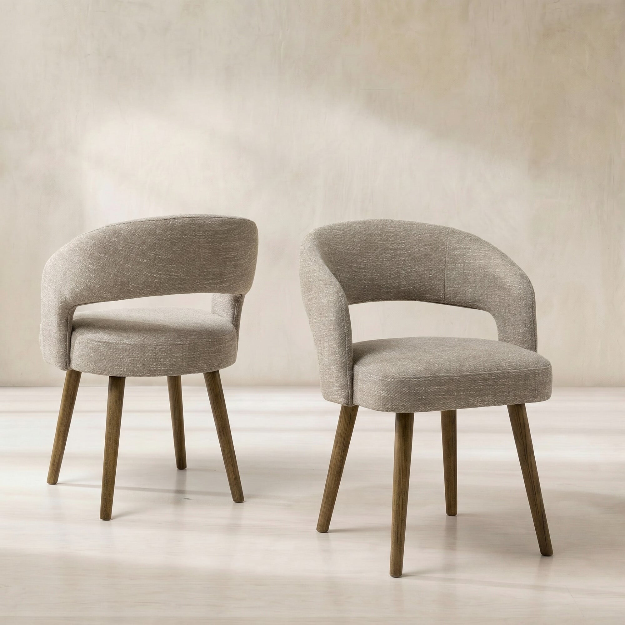 Alden dining chair in green leather