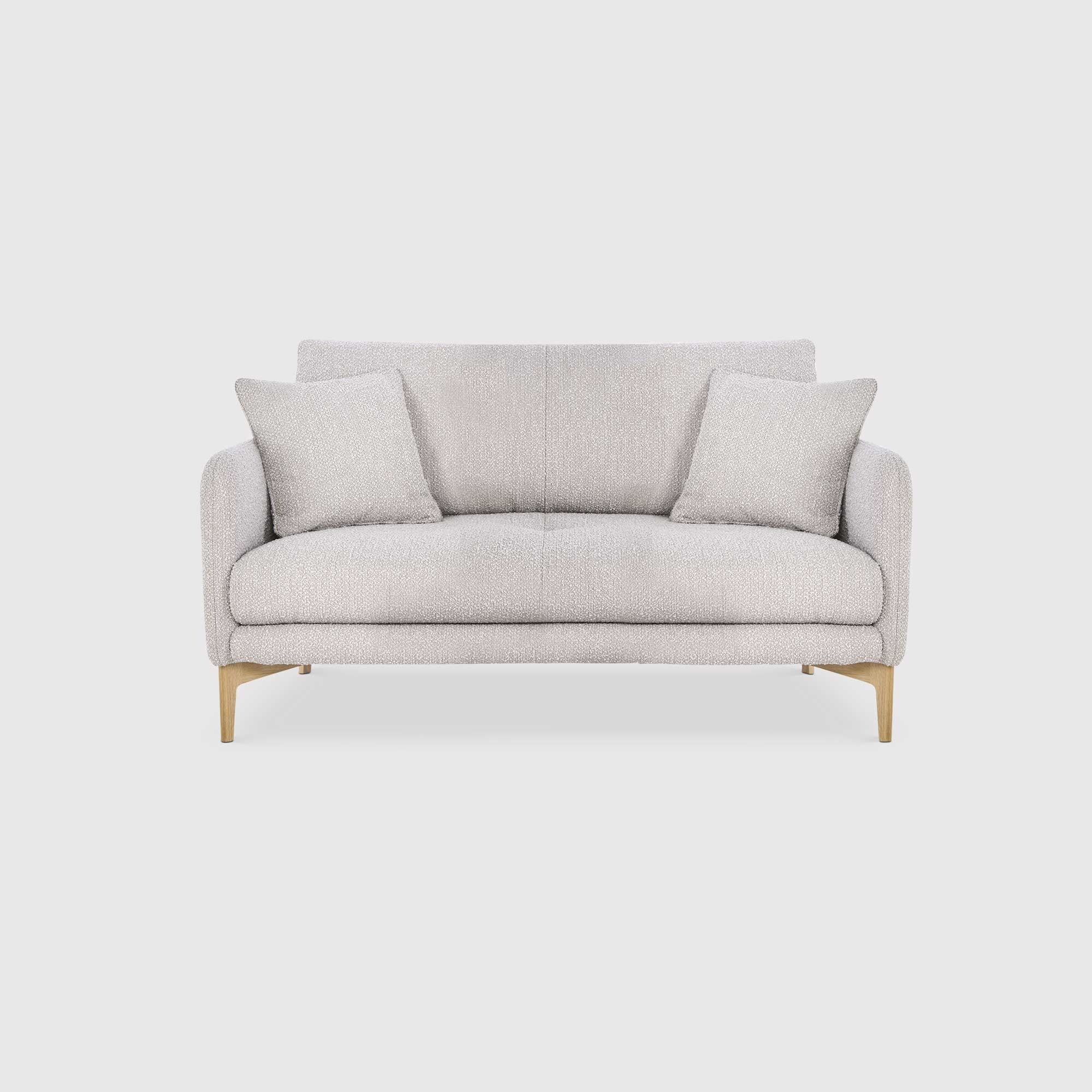 Ercol aosta small sofa in neutral fabric
