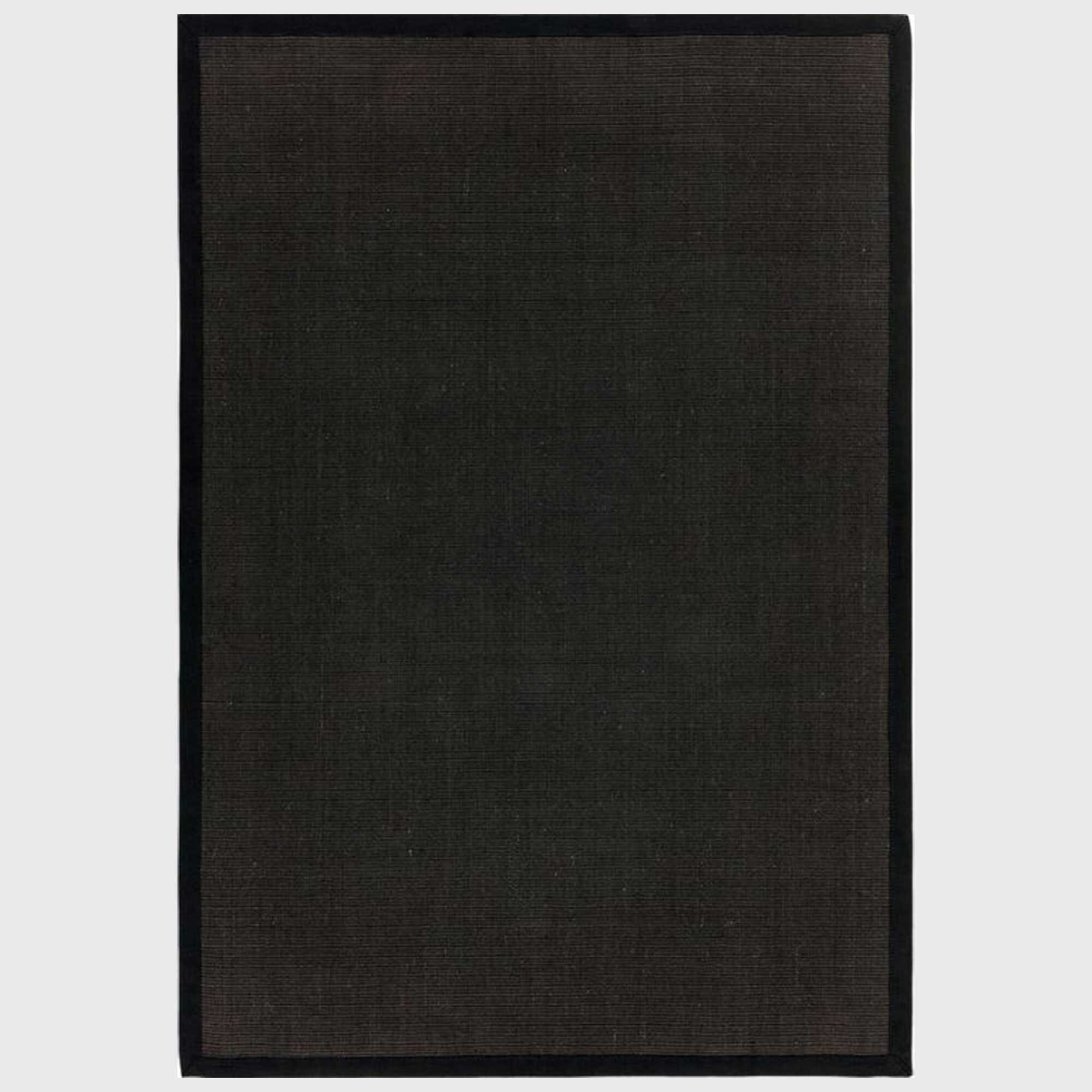 Sisal 120X180Cm Rug Black, Square | Barker & Stonehouse