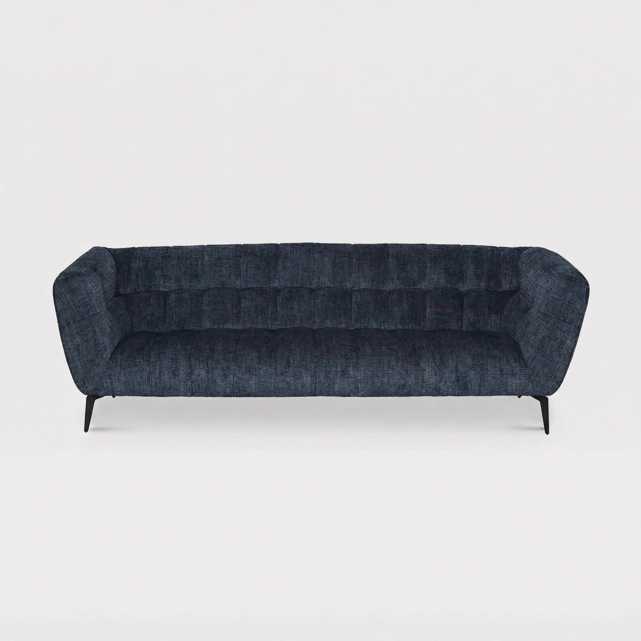 Azalea 3 seater sofa in black fabric