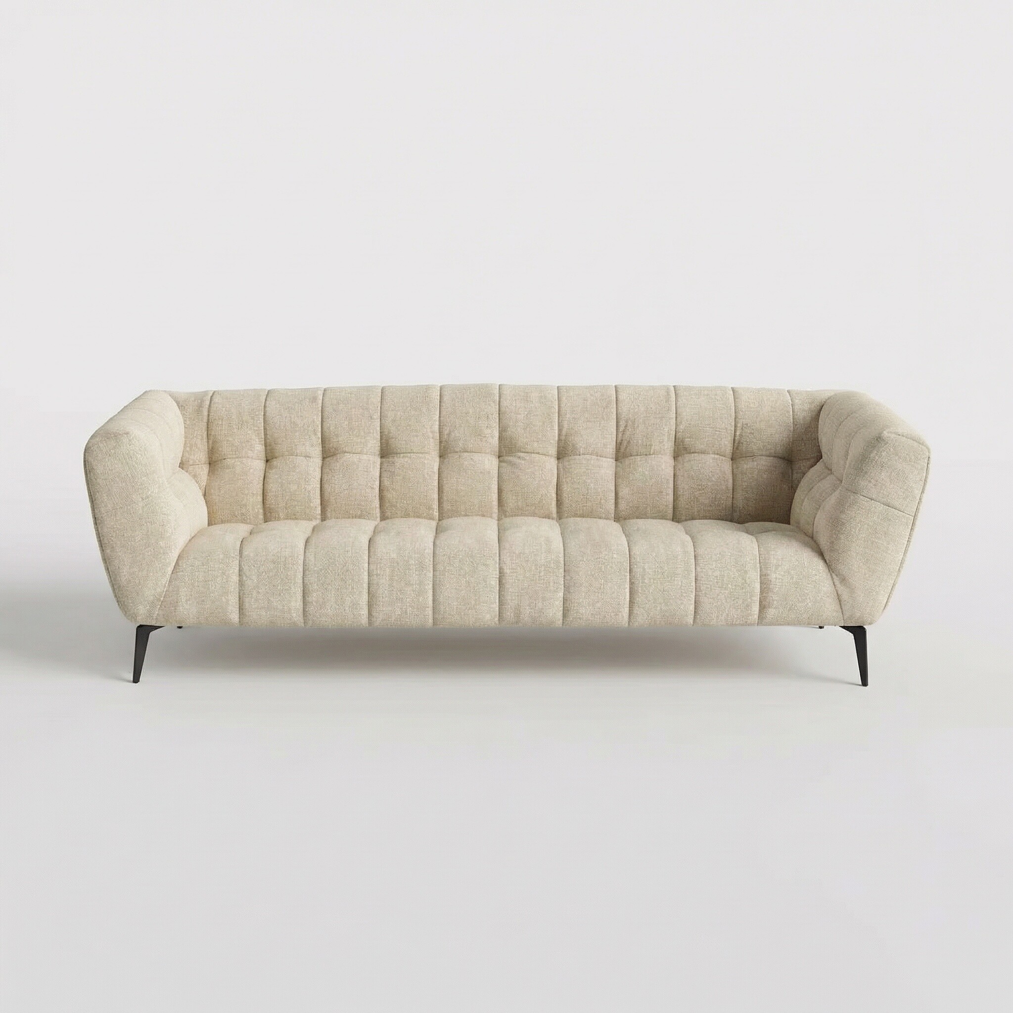 Azalea 3 seater sofa in neutral fabric