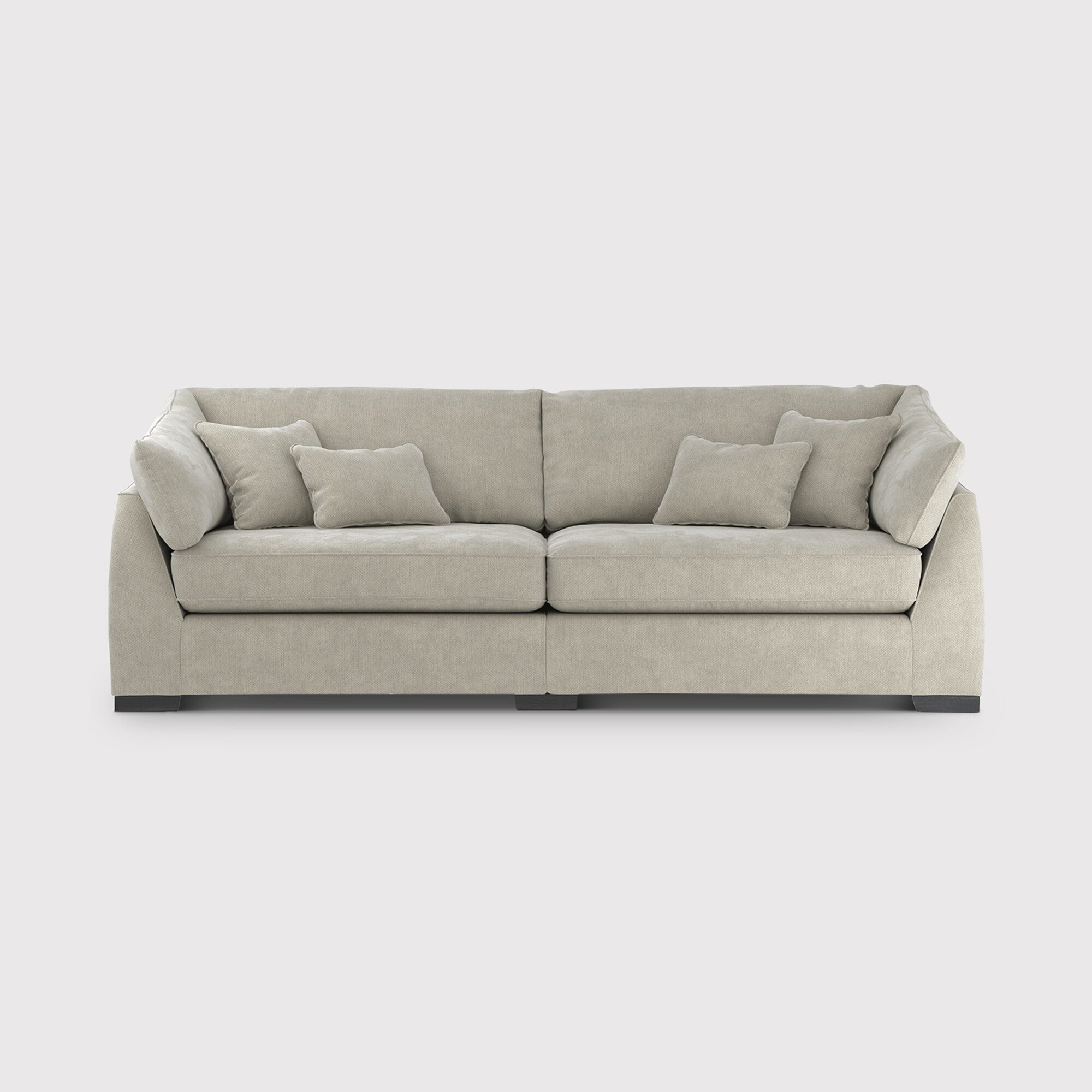 Borelly 4 Seater Sofa, Grey Fabric | Barker & Stonehouse