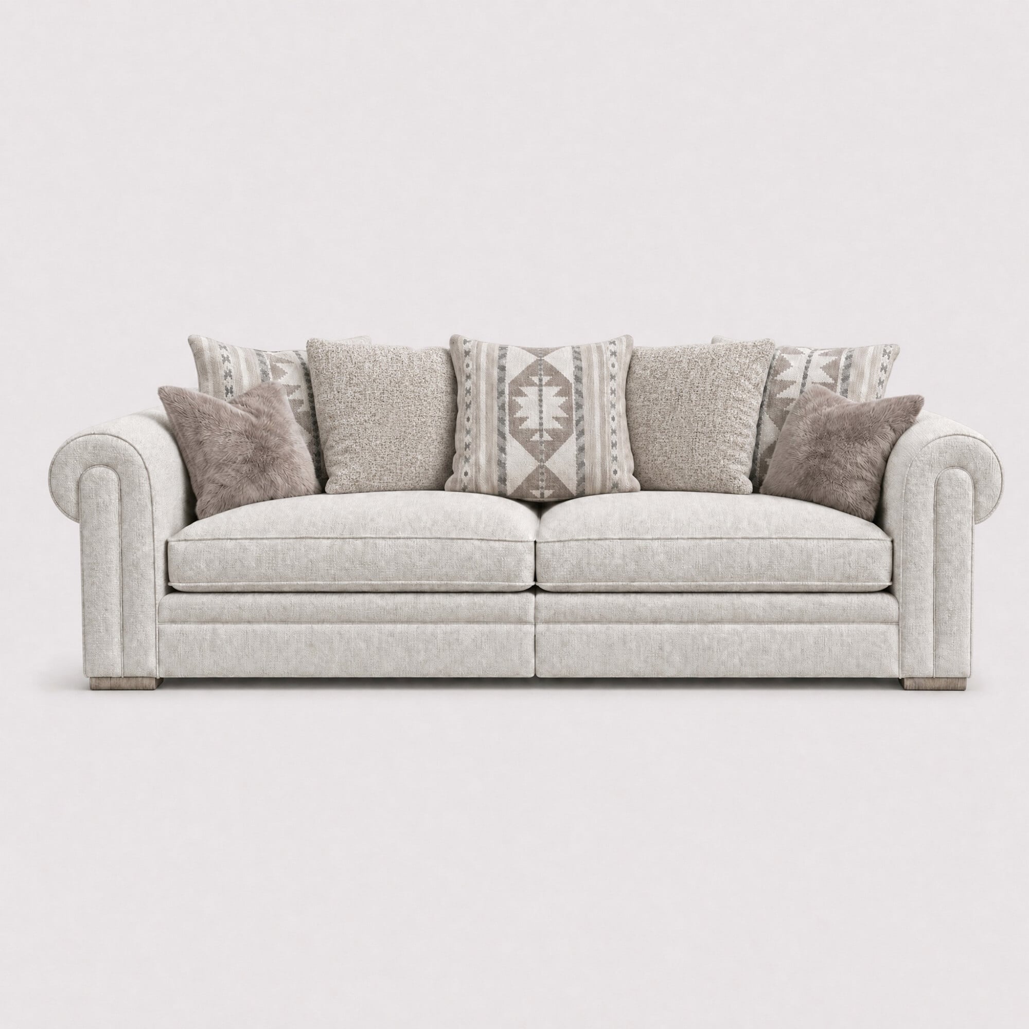 Beaumont xl split sofa pb-tyne natural+w oak ft fabric