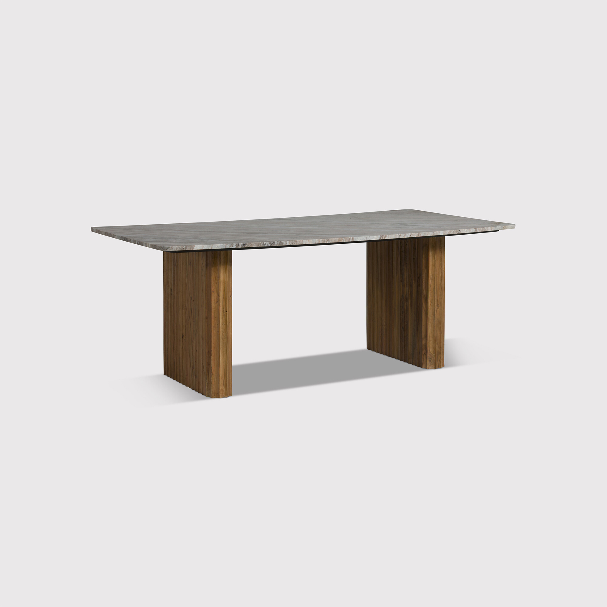 View Alvik dining table in brown marble View Alvik dining table in brown marble