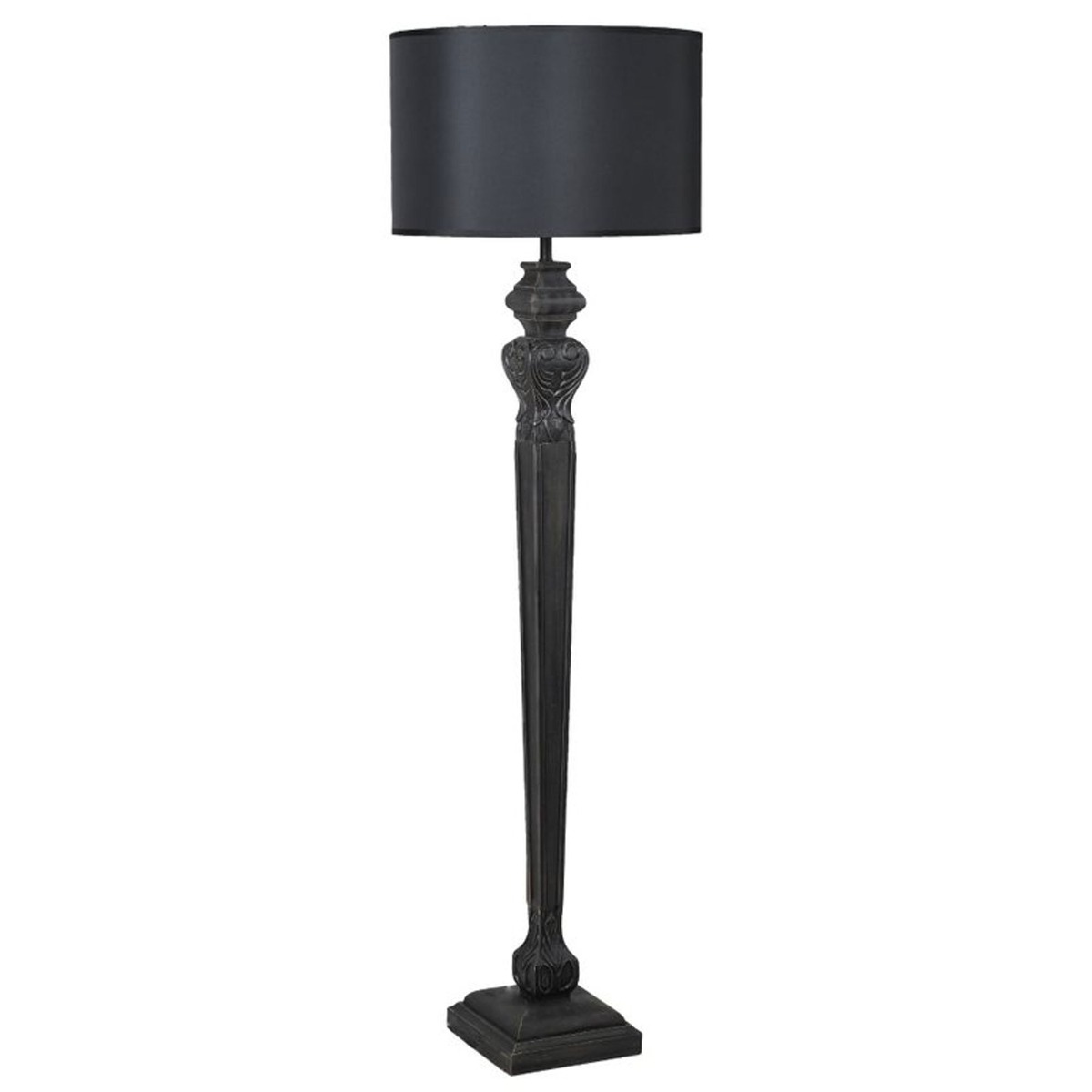 Black Column Floor Lamp | Barker & Stonehouse