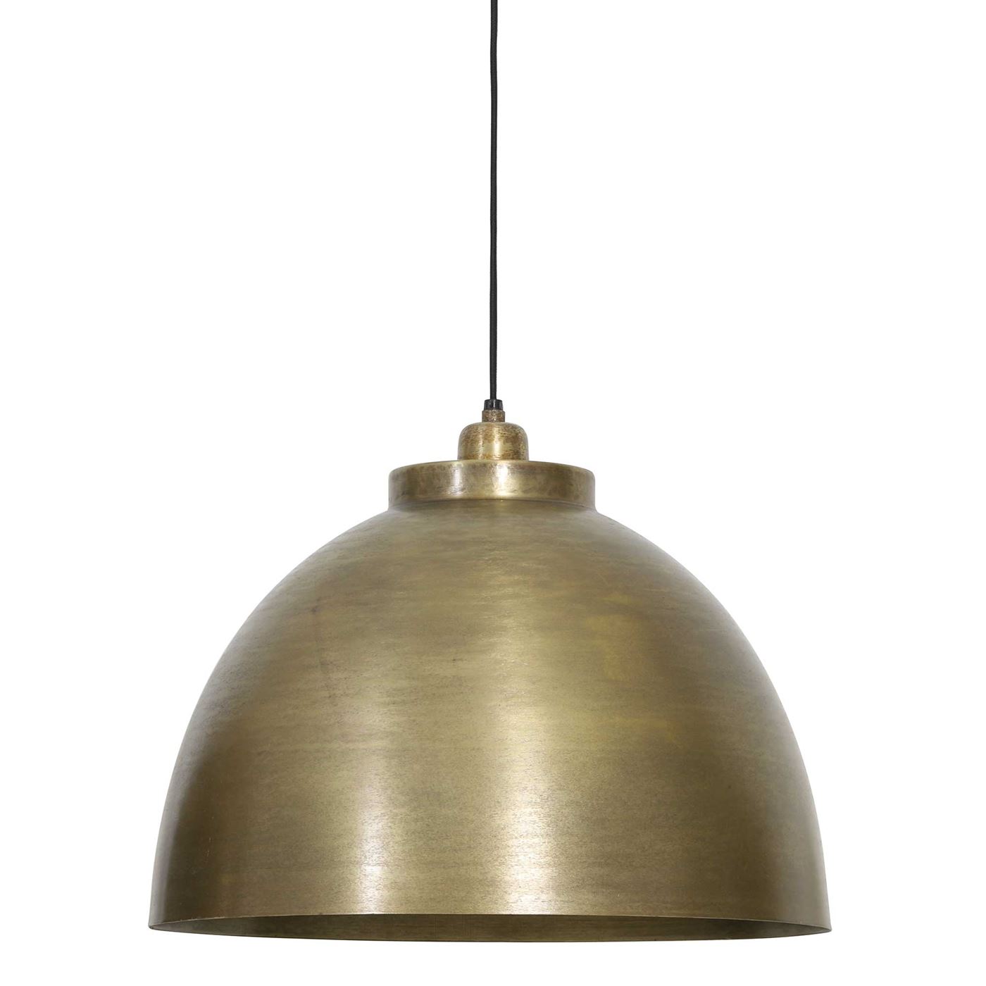 Brass Dome Hanging Pendant Light, Gold | Barker & Stonehouse