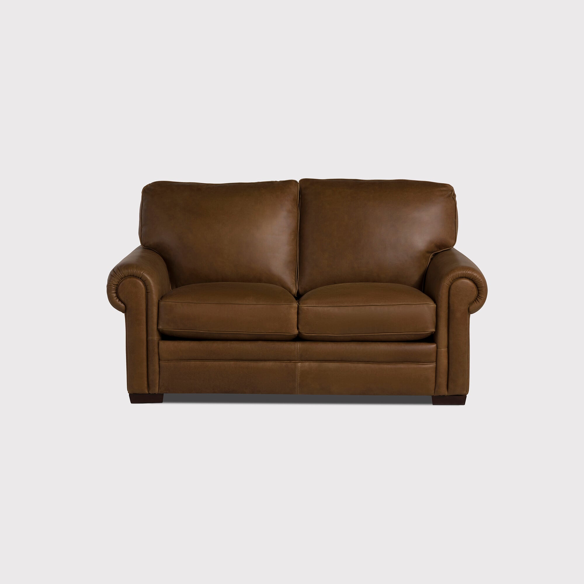 Bellagio 2 seater sofa in brown leather